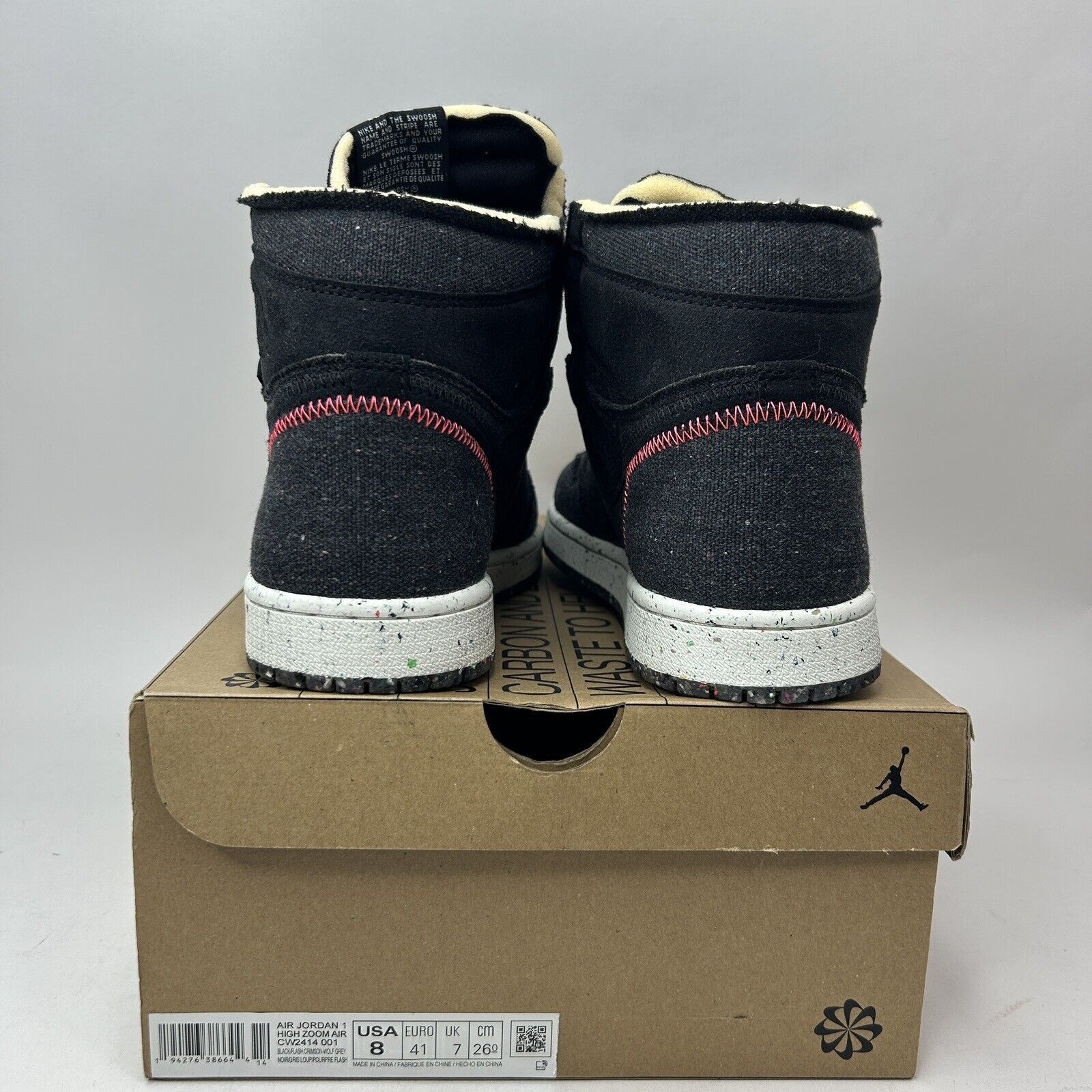 Jordan Brand Nike Air Jordan 1 Retro High Zoom “Crater/Space Hippie” 2023 Size US 8 / EU 41 - 4 Thumbnail