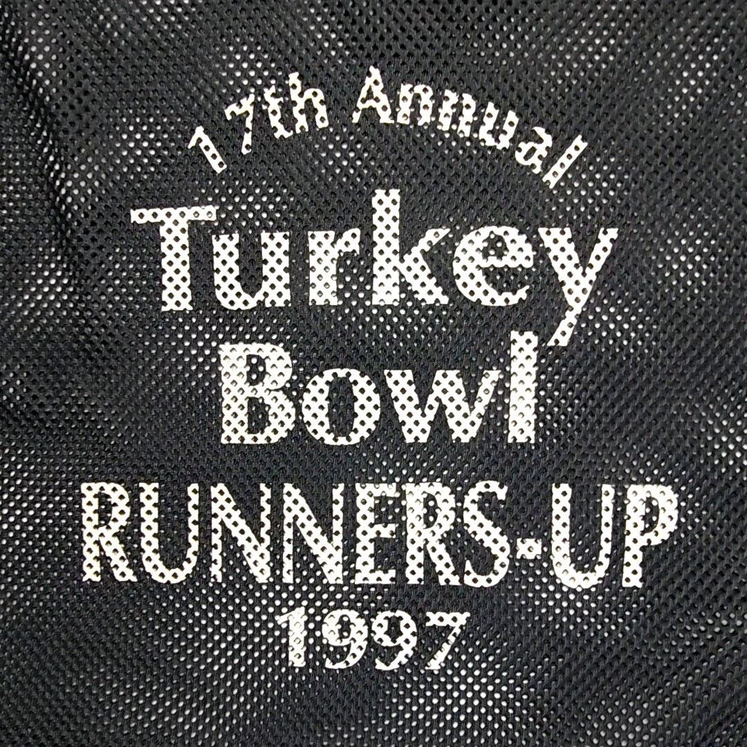 Russell Athletic Vintage Turkey Bowl Mesh Jersey Black Russell Athletic M VTG Size US M / EU 48-50 / 2 - 2 Thumbnail