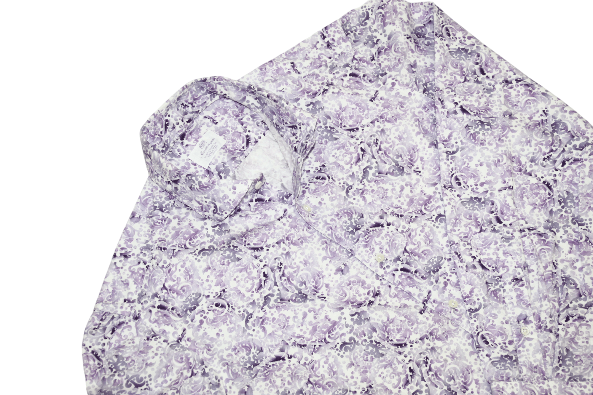 Brioni Maria Santangelo x Milord Firenze club-collar cotton shirt Size US M / EU 48-50 / 2 - 4 Thumbnail