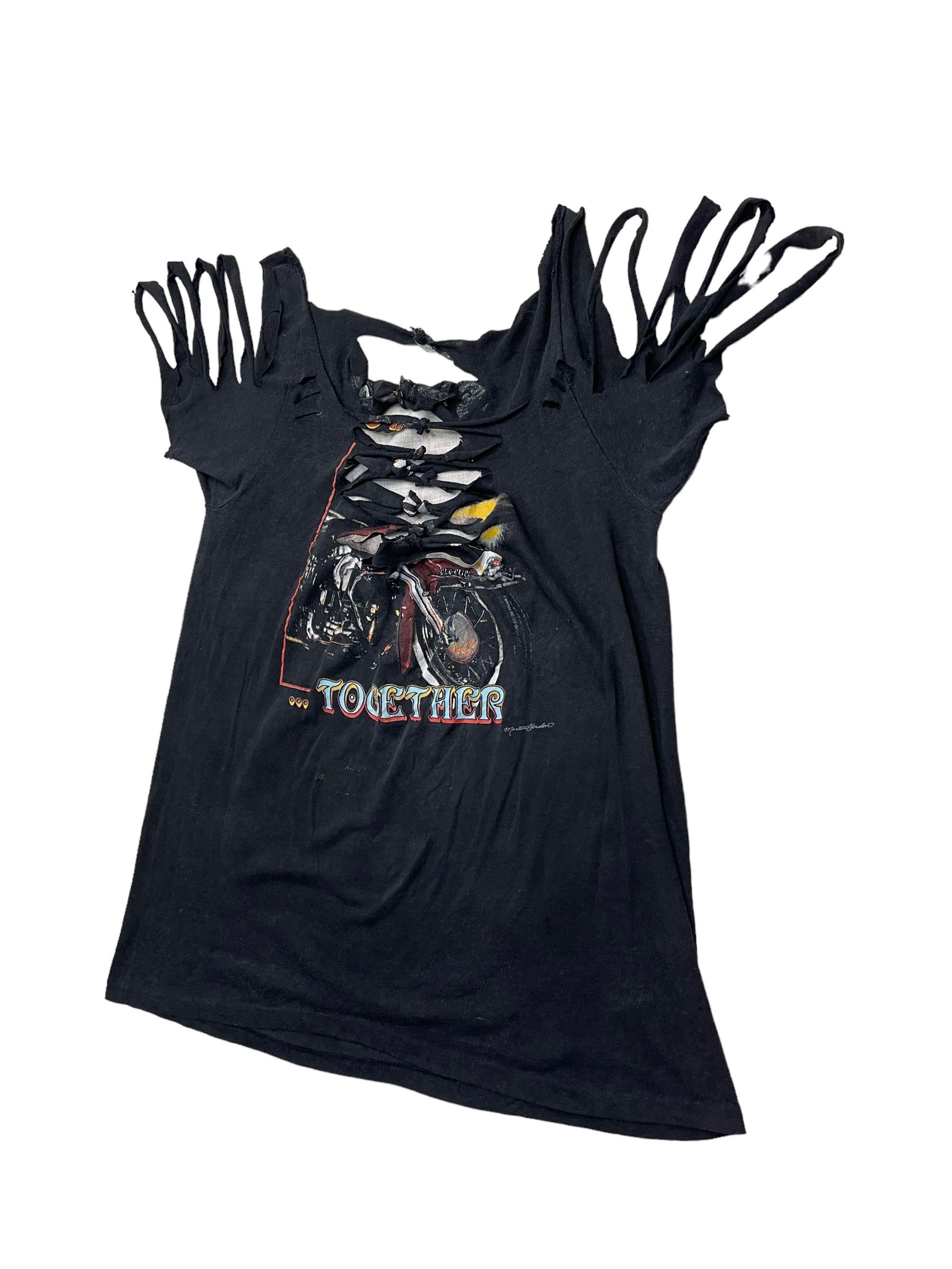 Harley Davidson × Vintage Vintage Harley Davidson California Distressed T-Shirt Size S / US 4 / IT 40 - 4 Thumbnail
