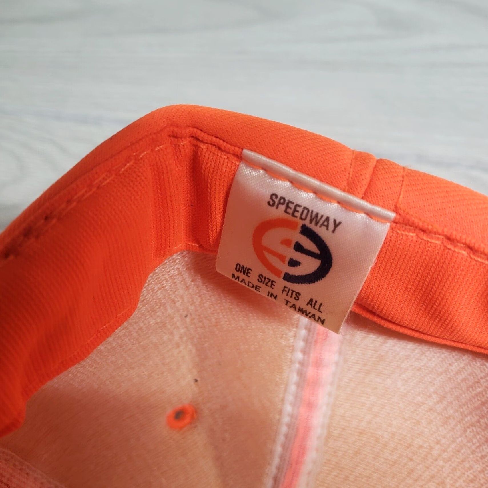 Vintage VINTAGE Sovran Bank Orange Polyester Hat Cap Baseball Adult Snapback Size ONE SIZE - 6 Thumbnail