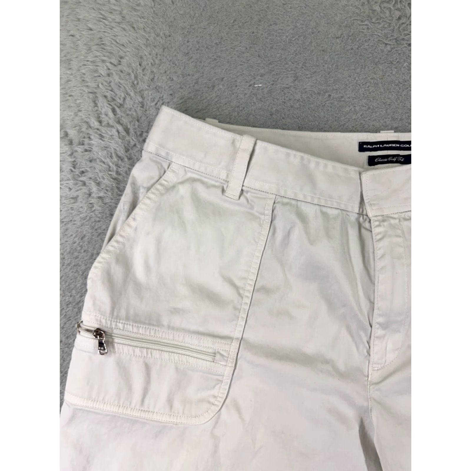 Ralph Lauren Ralph Lauren Golf Shorts Women 14 White Classic Golf Fit Cargo Nylon Blend 32x11 Size 36" / US 14 / IT 50 - 4 Thumbnail
