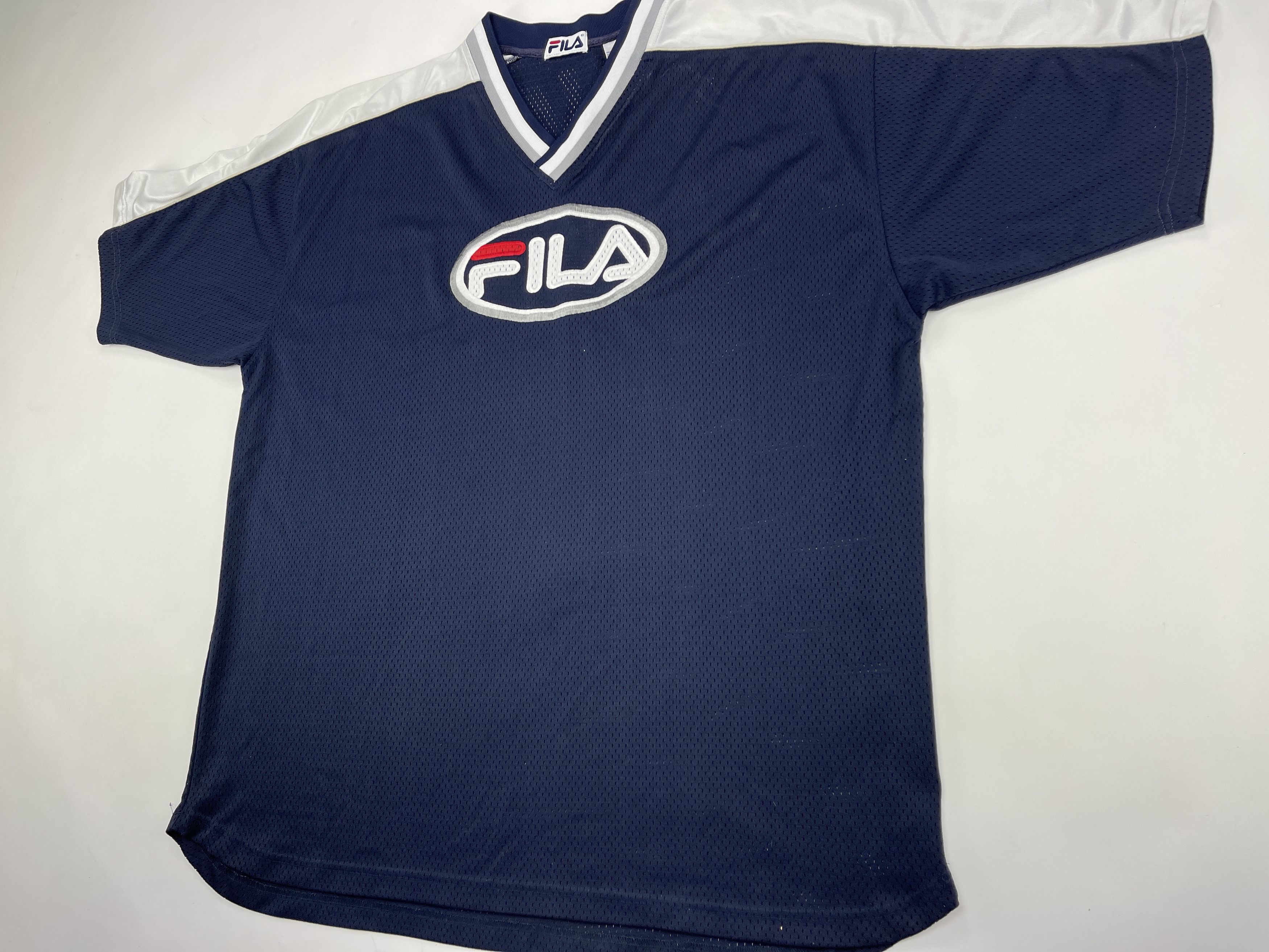 Fila FILA t-shirt, vintage basketball jersey, 90s hip-hop size L Size US L / EU 52-54 / 3 - 3 Thumbnail
