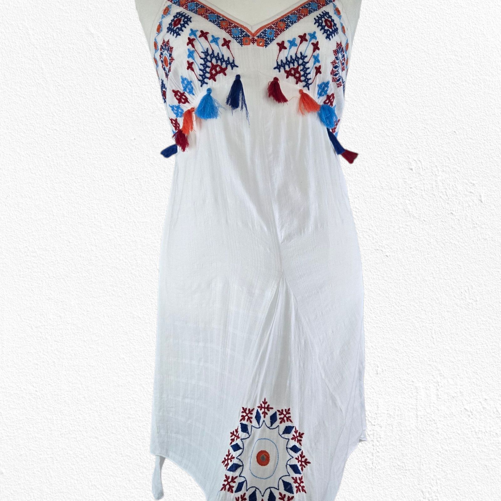Other AREA Stars Embroidered Cotton Dress Medium Size M / US 6-8 / IT 42-44 - 4 Thumbnail