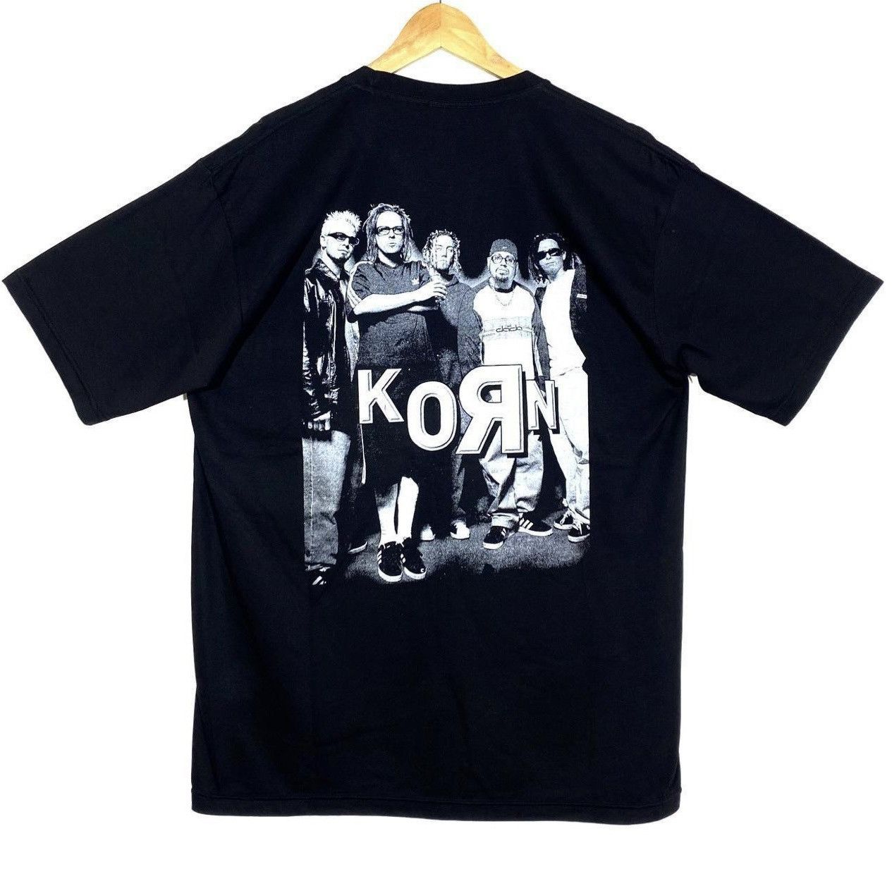 Band Tees Rare Tee Shirt Graphique Vintage Nu Metal Korn Size US XL / EU 56 / 4 - 2 Thumbnail