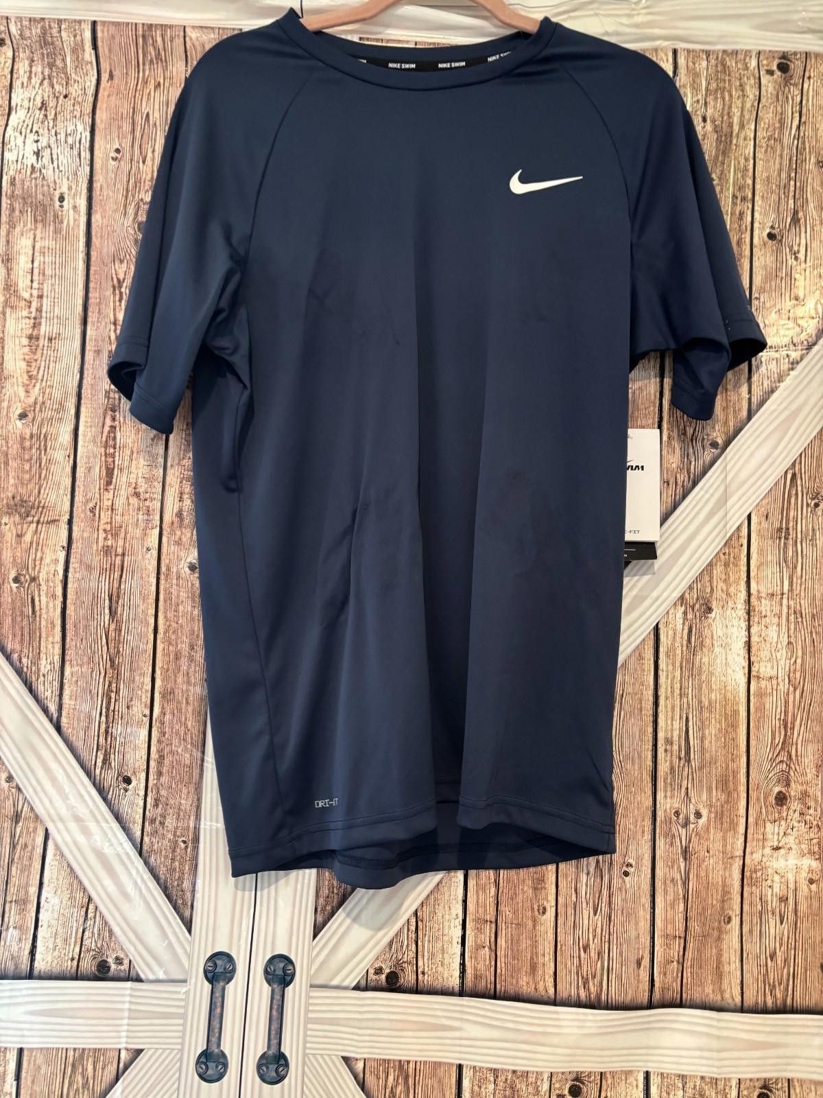Nike Men's athletic shirt Nike navy sz M Dri Fit NWTags #280 Size US M / EU 48-50 / 2 - 1 Thumbnail