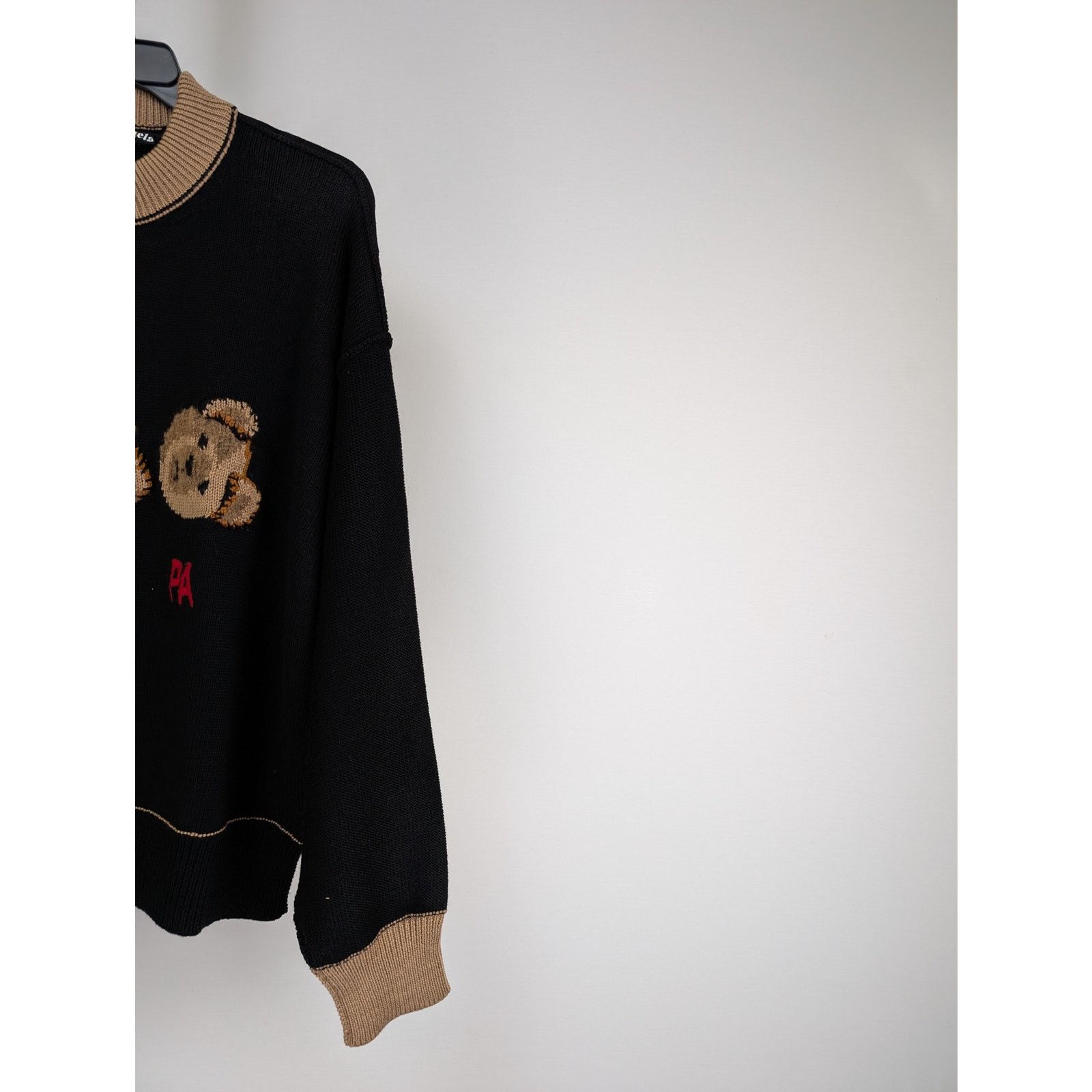 Palm Angels o1rshd1 PA Bear Sweater in Black/Brown Size US M / EU 48-50 / 2 - 3 Thumbnail