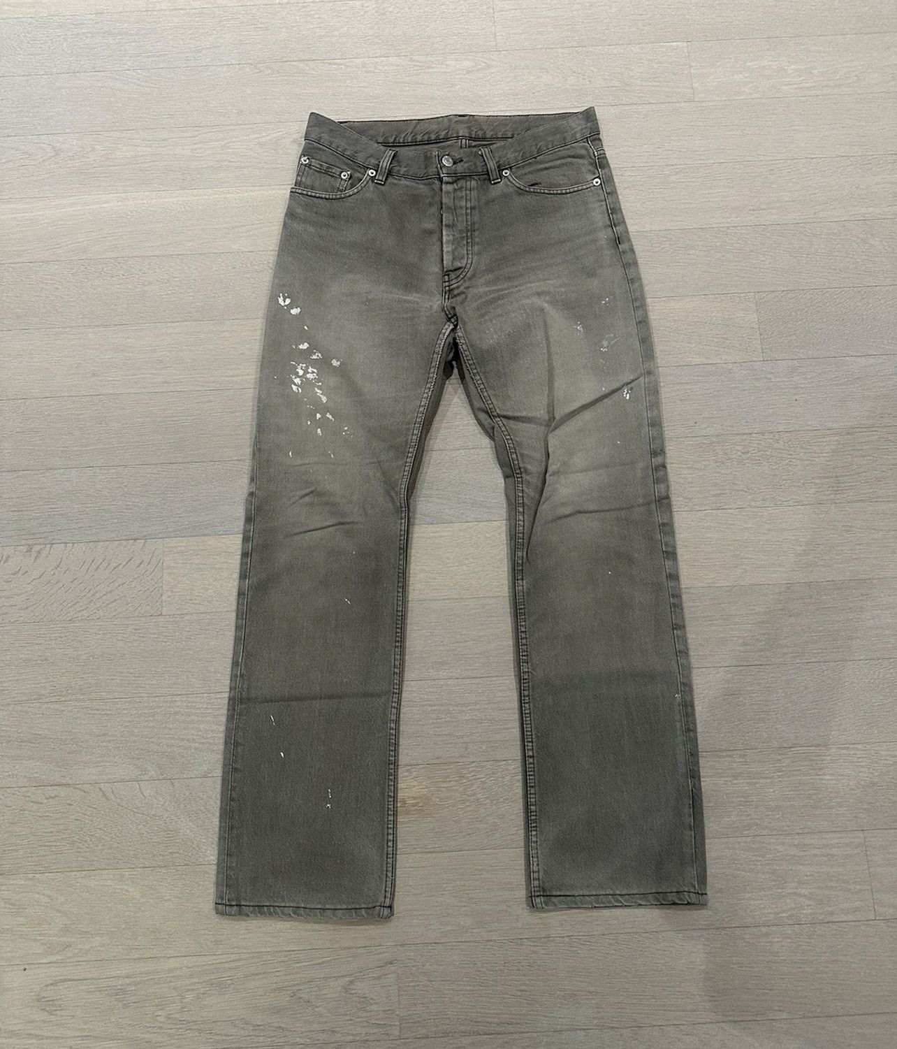 Helmut Lang Helmut Lang SS00 Grey Painter Denim Size US 30 / EU 46 - 1 Thumbnail