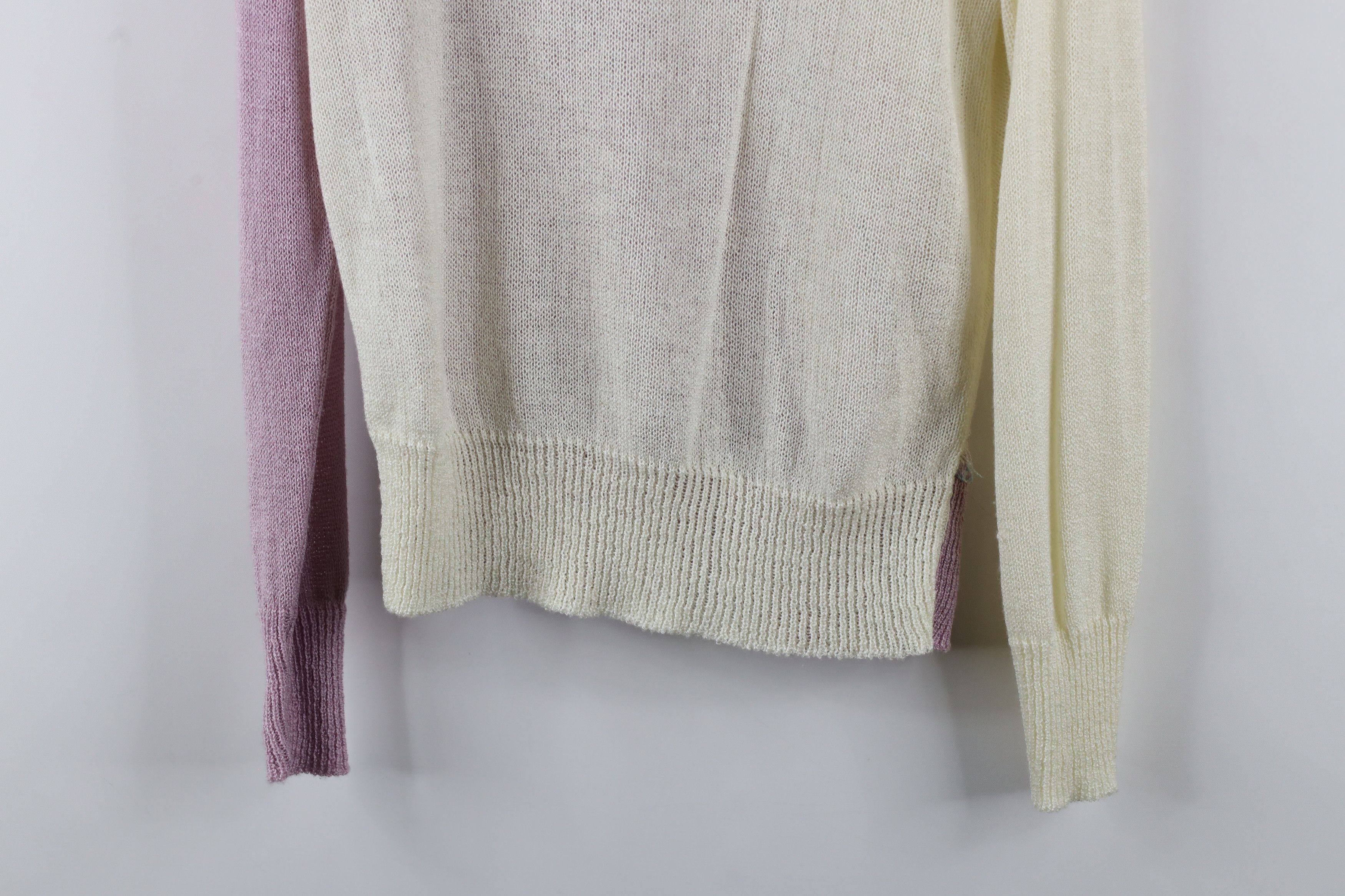 Vintage Vintage 70s Streetwear Abstract Geometric Knit Sweater USA Size L / US 10 / IT 46 - 10 Thumbnail