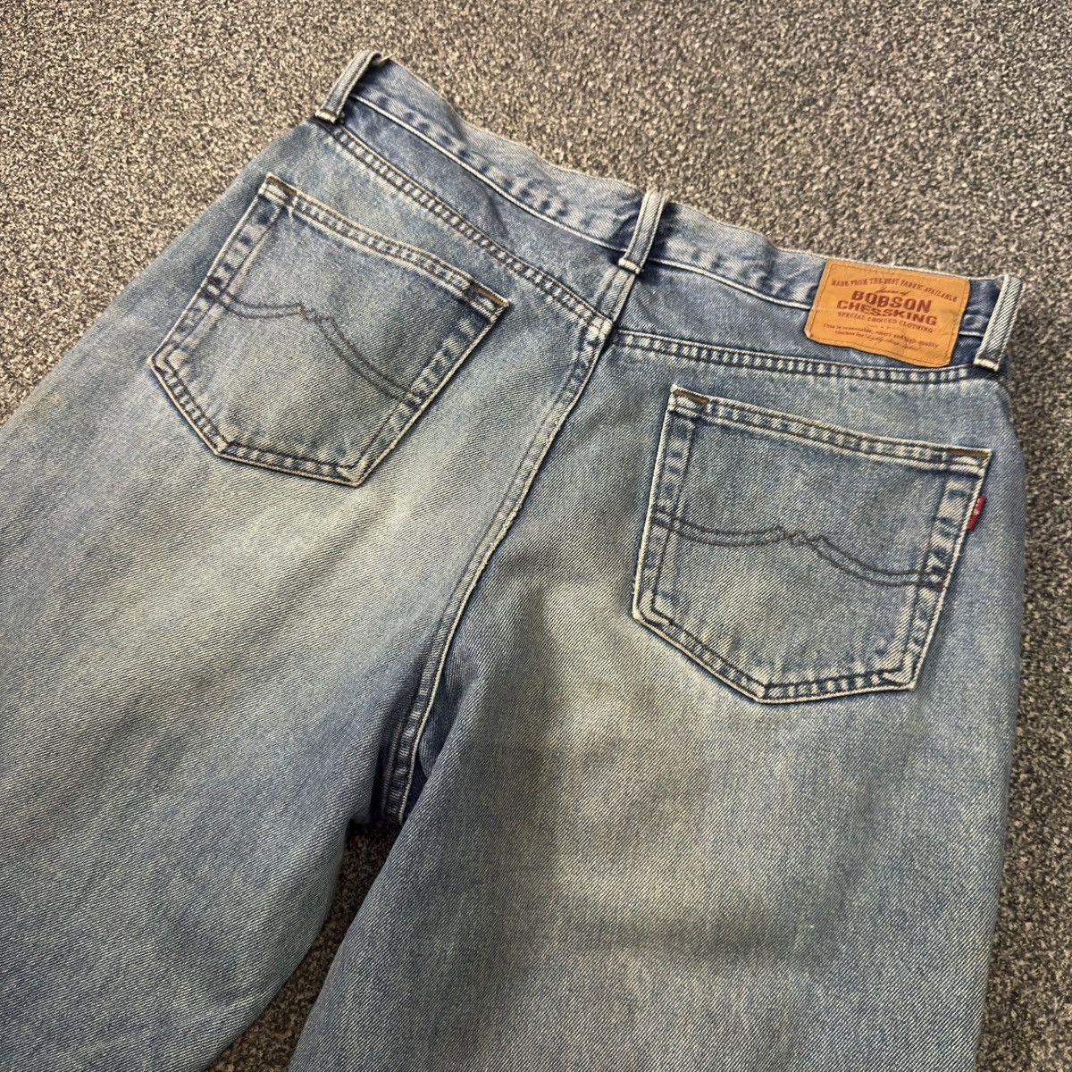 Japanese Brand 🔥🇯🇵 Vintage Baggy Bobson Chessking D-Rise Denim Size US 32 / EU 48 - 8 Thumbnail
