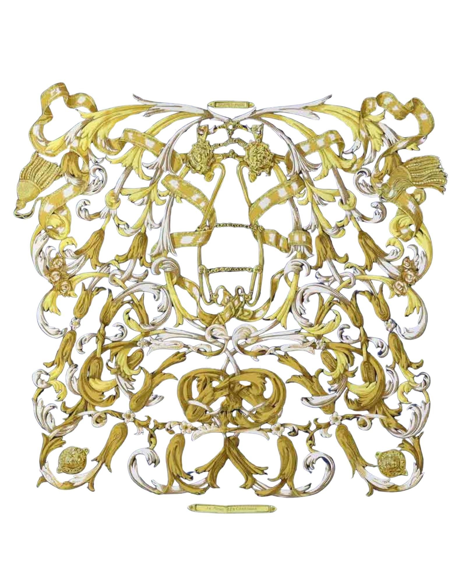 image of Hermes Multicolour Silk Square Scarf, Women's