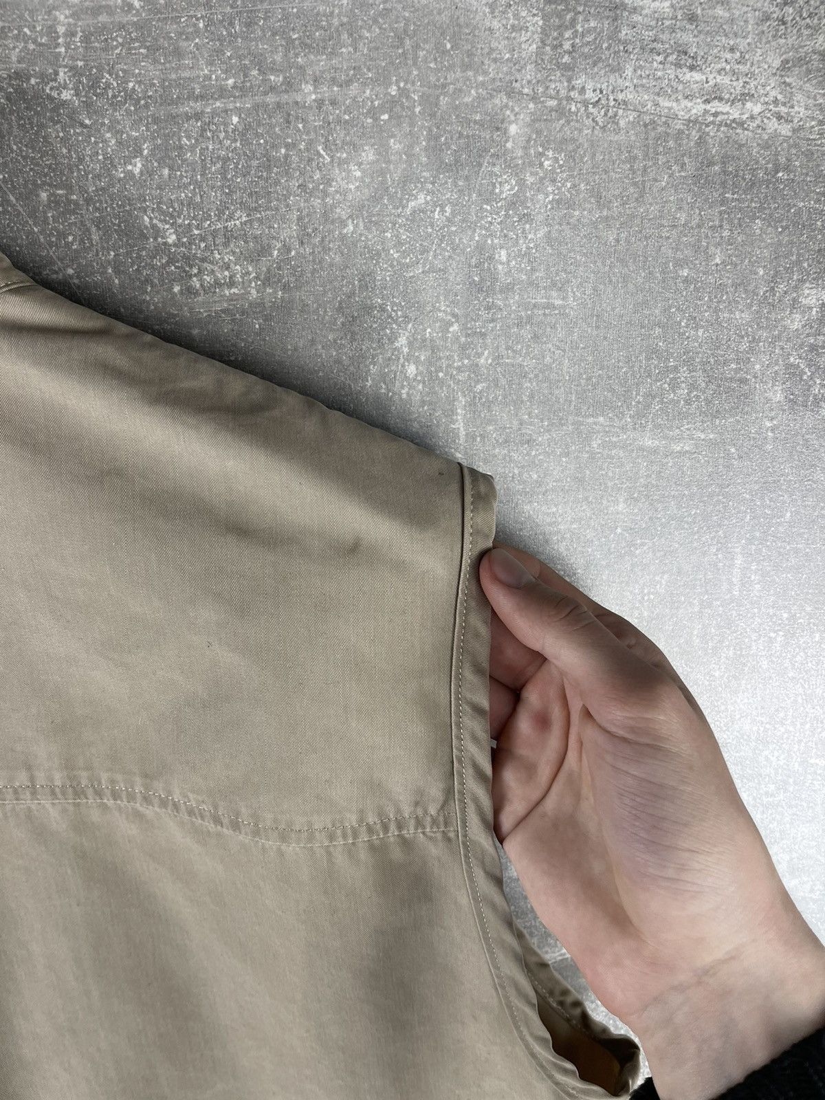 Moncler Moncler Vintage 00s Utility Field Vest Beige Size 4 Size US L / EU 52-54 / 3 - 9 Thumbnail