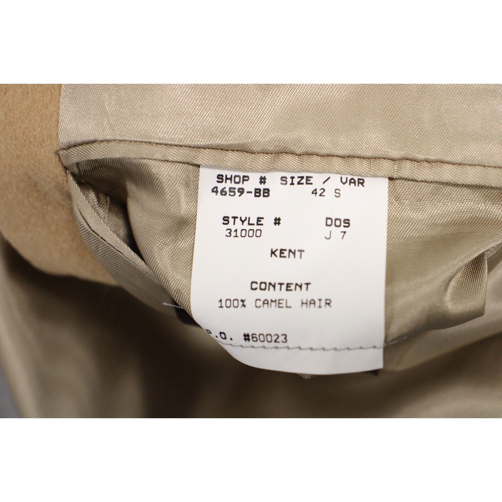 Jos. A. Bank Jos A Bank Blazer Mens 42S Beige Camel Hair Long Sleeve Size 42S - 6 Thumbnail