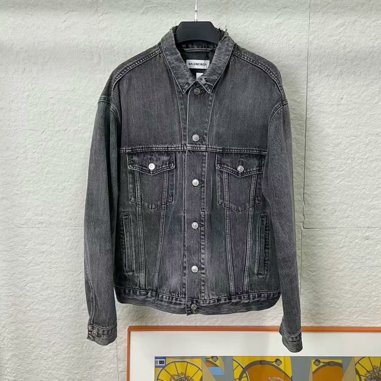 Balenciaga Balenciaga Back Letter Jacket Size XXS / US 00 / IT 34 - 1 Thumbnail
