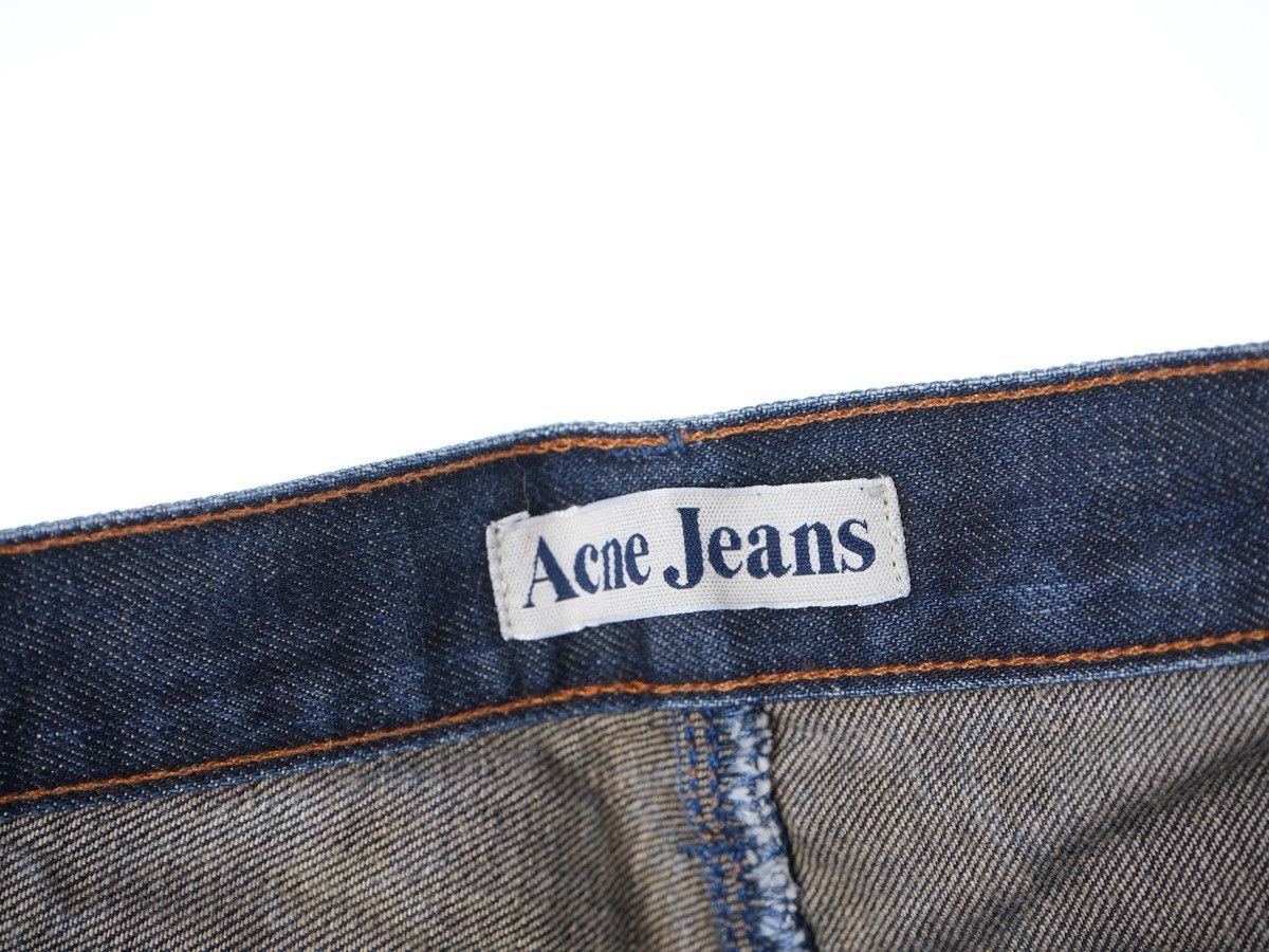 Acne Studios Acne Studios Max Raw Indigo Denim Jeans Straight Slim Cut Size US 31 - 4 Thumbnail