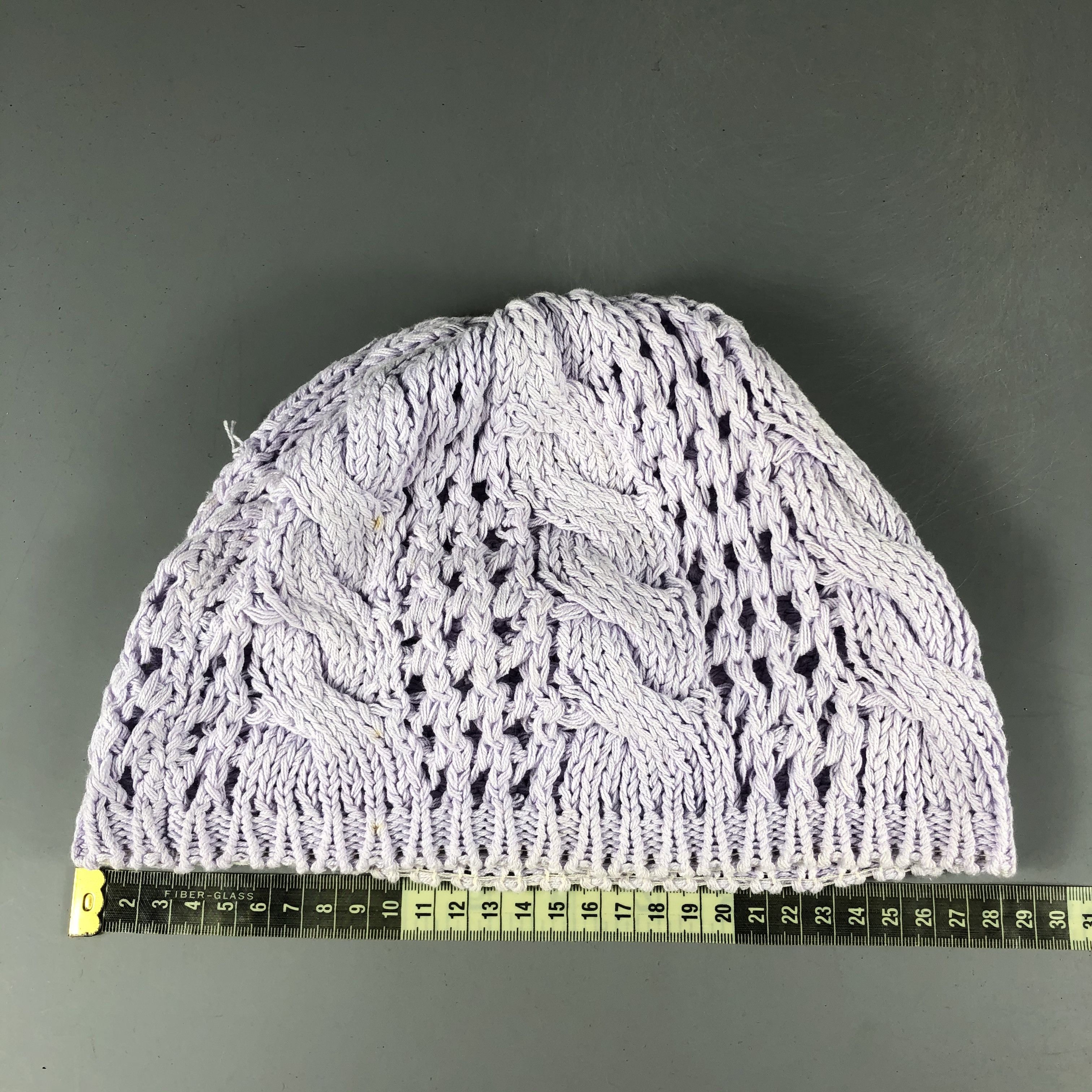 Japanese Brand × Vintage Womens Cable Knit Beanie Snow Hat Snow Cap -D954 Size ONE SIZE - 5 Thumbnail