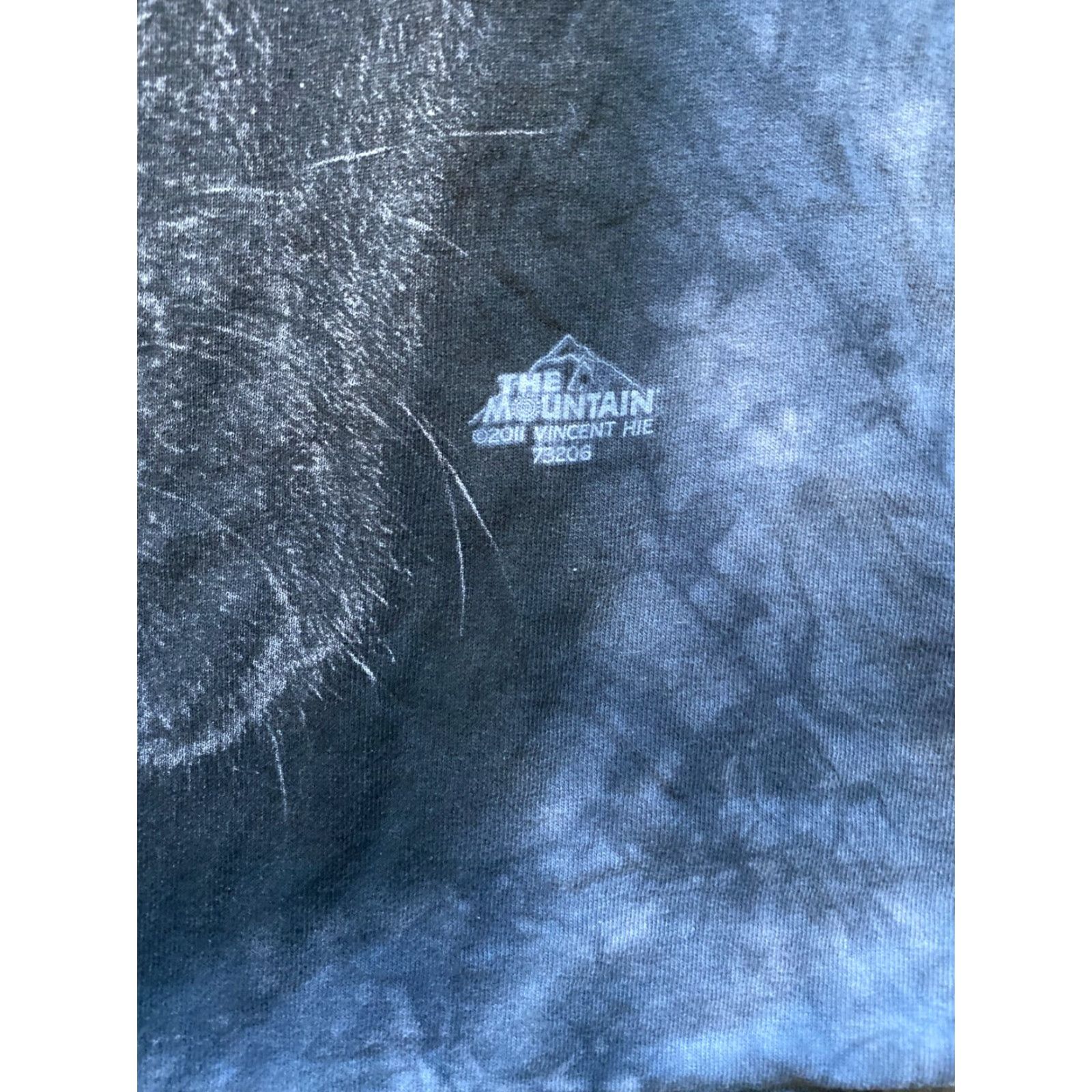 The Mountain The Mountain Big Black Lab Face Labrador Retriever T-Shirt Mens Sz M 2011 Graphic Tee Short Sleeve Crew Neck Black Tie Dye 100% Cotton Vintage: No Size US M / EU 48-50 / 2 - 4 Thumbnail
