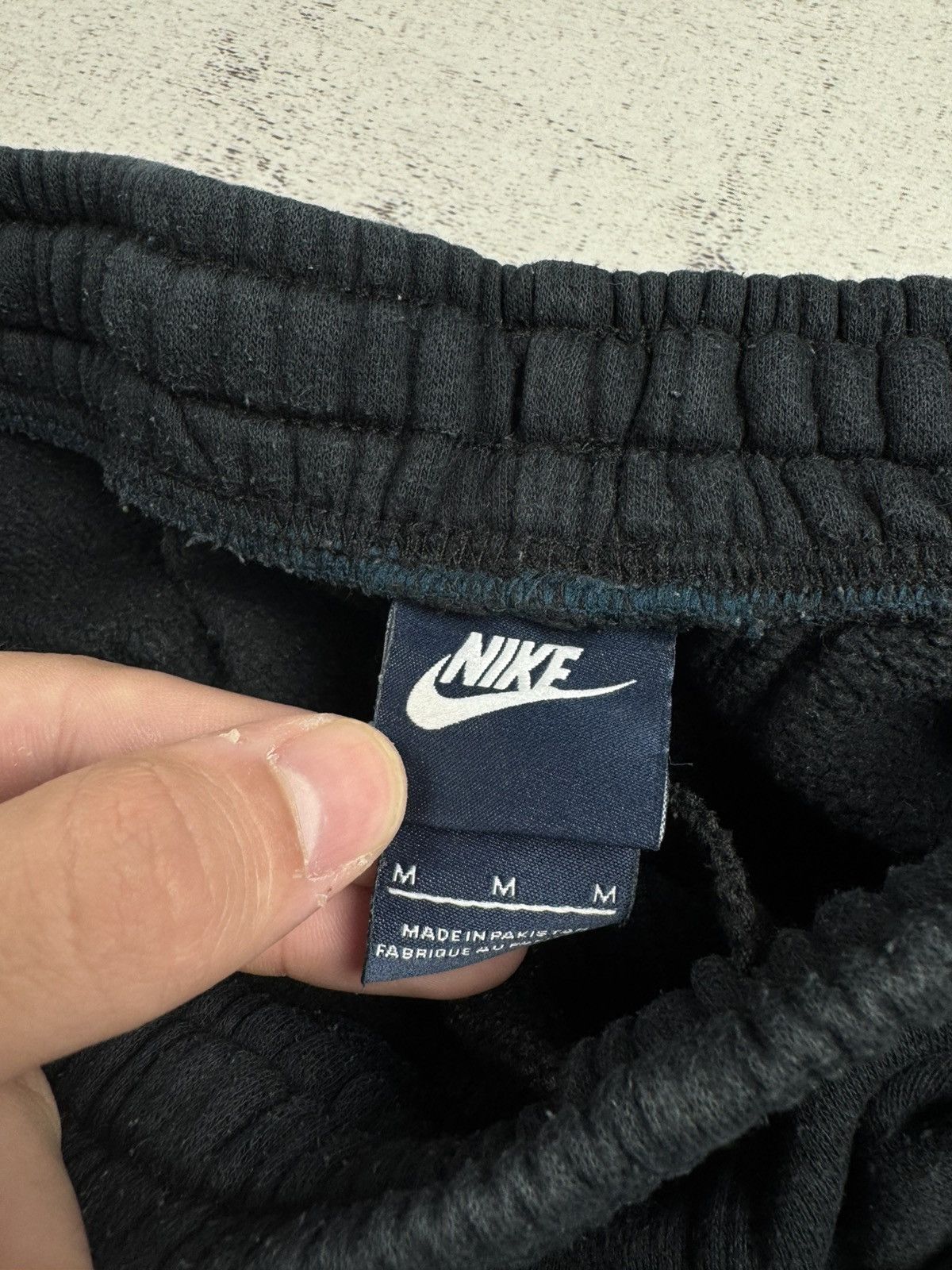 Nike Nike Medium Black Men’s Baggy Wide Sweat Pants Trousers Activewear Cotton Sport Size US 34 / EU 50 - 7 Thumbnail