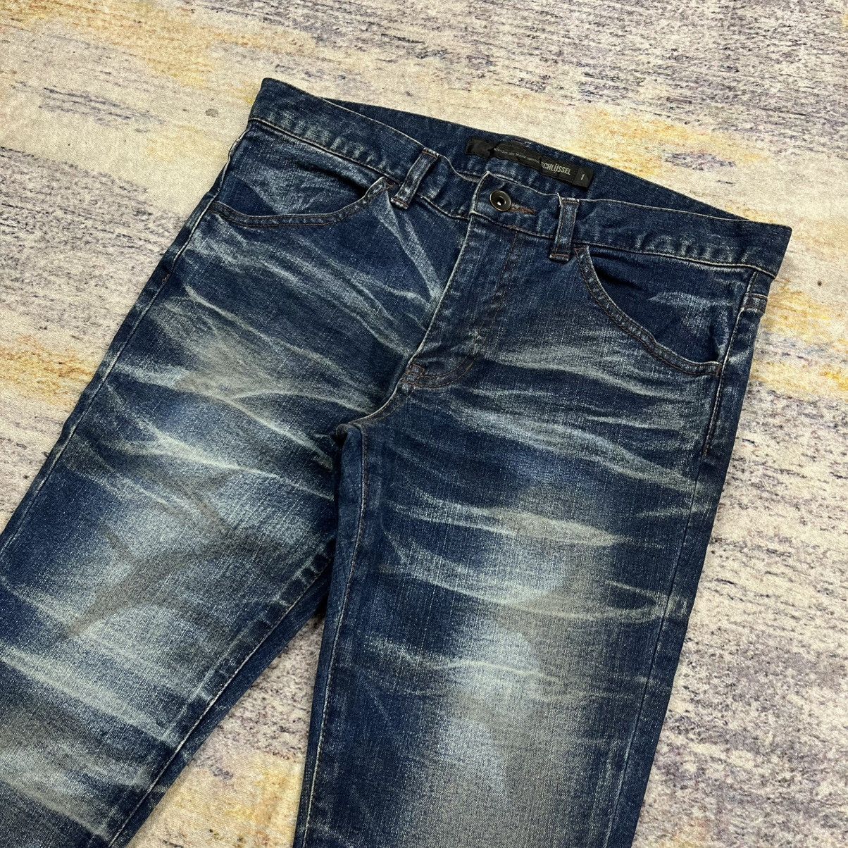 Schlussel Schlussel clawmark spiral wash boot cut jeans dior vibes Size US 30 / EU 46 - 5 Thumbnail