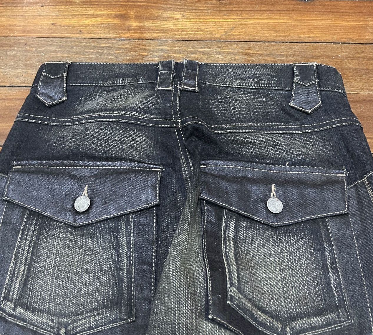 14th Addiction Very Rare Vintage Japanese Brand PPFM Tactical Jeans 1990s Size US 30 / EU 46 - 4 Thumbnail