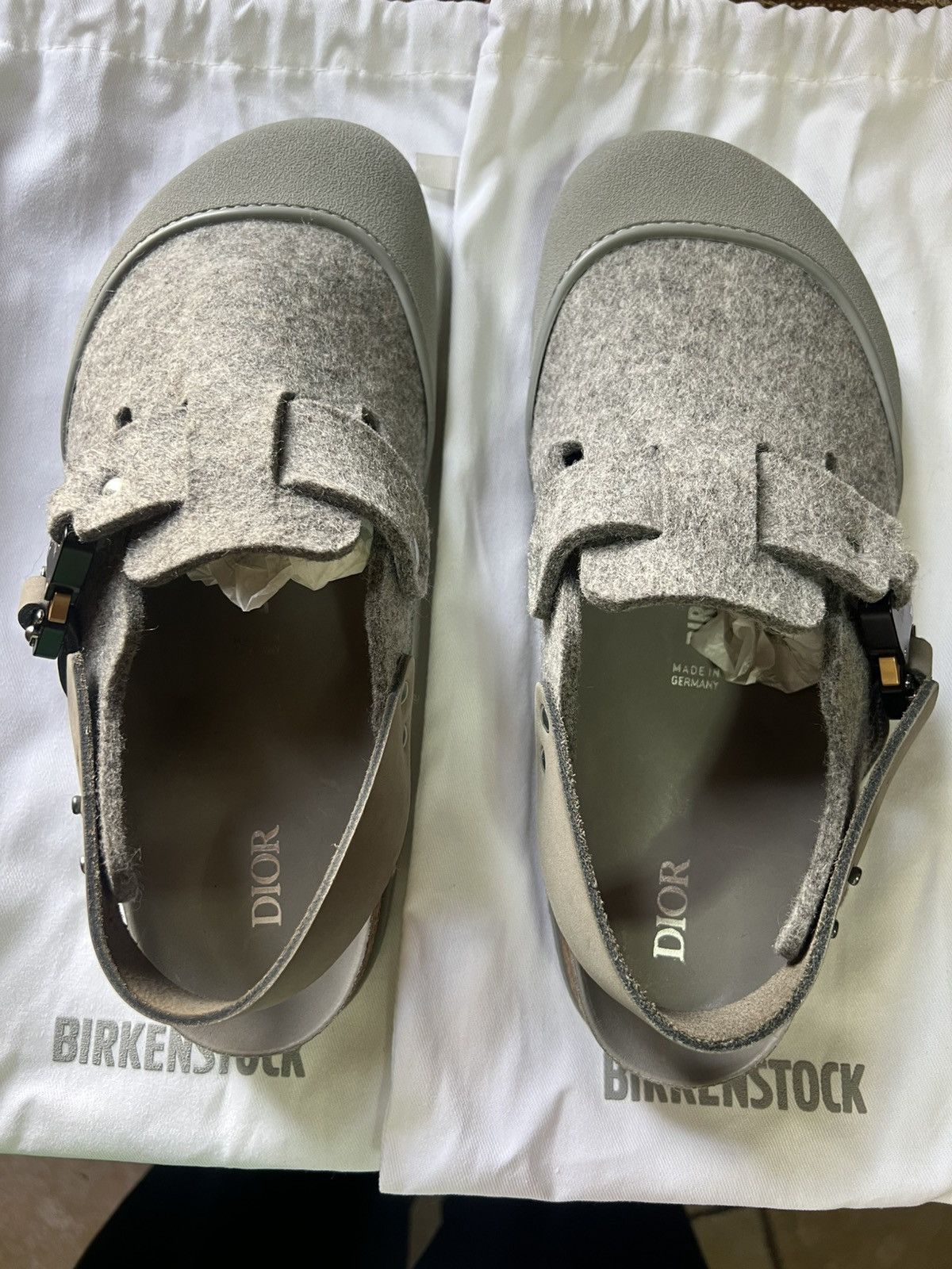 Birkenstock × Dior DIOR BIRKENSTOCKS TOKIO SLIPPER SZ 41 (8) Size US 8 / EU 41 - 12 Thumbnail