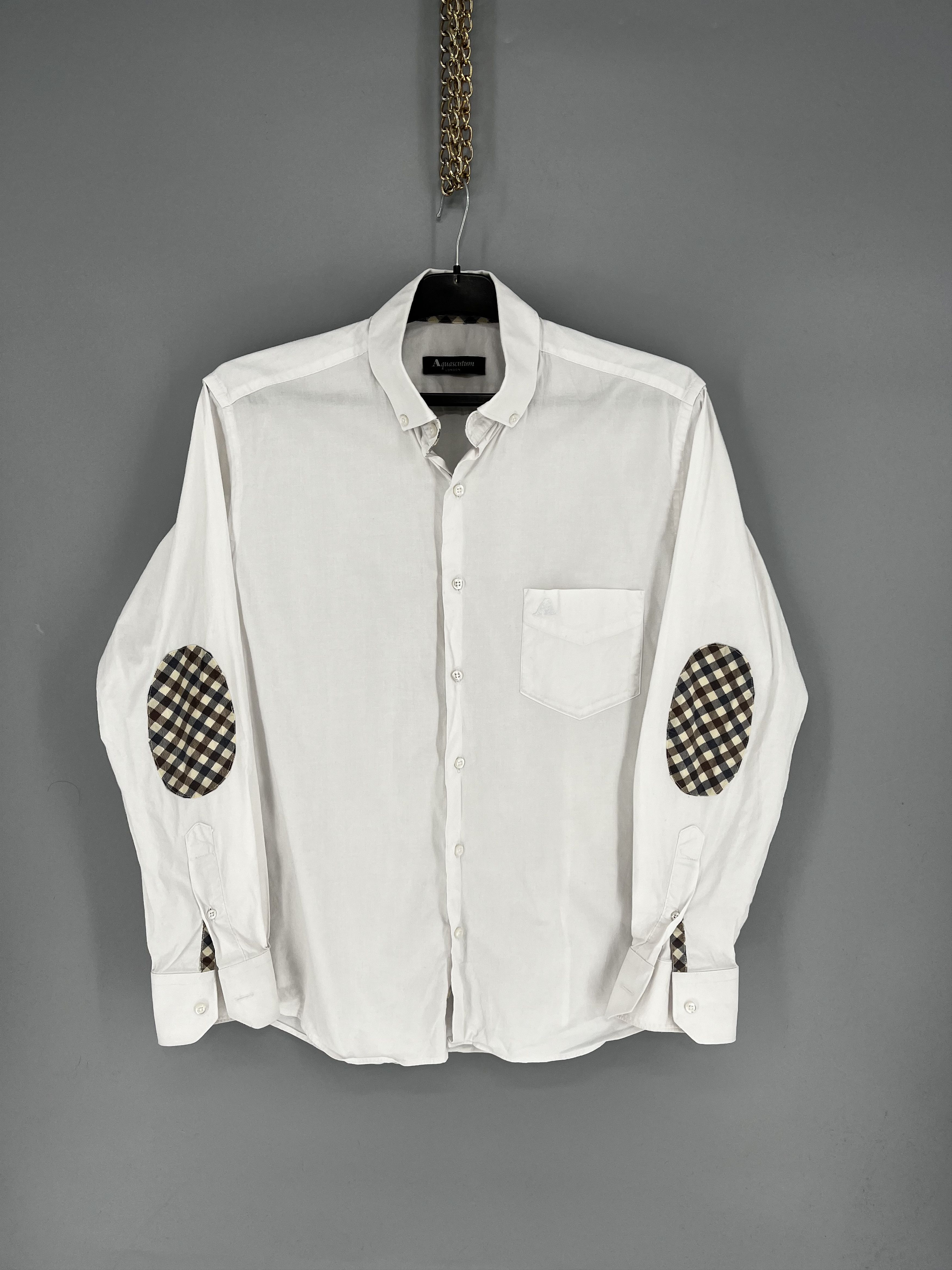 Aquascutum Mens Shirt Long Sleeve Aquascutum Vintage Size s Size US S / EU 44-46 / 1 - 1 Thumbnail
