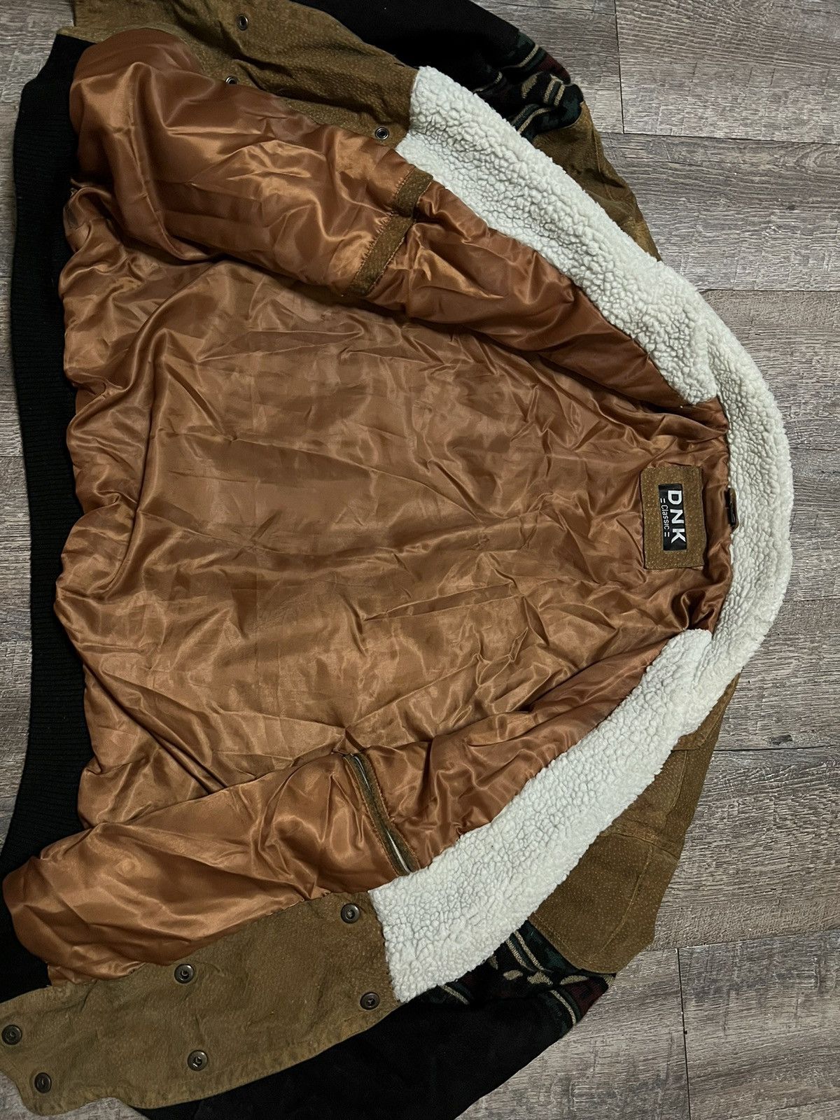 Vintage Vintage Western Aztec Suede Sherpa Leather Jacket size Large Size US L / EU 52-54 / 3 - 5 Thumbnail