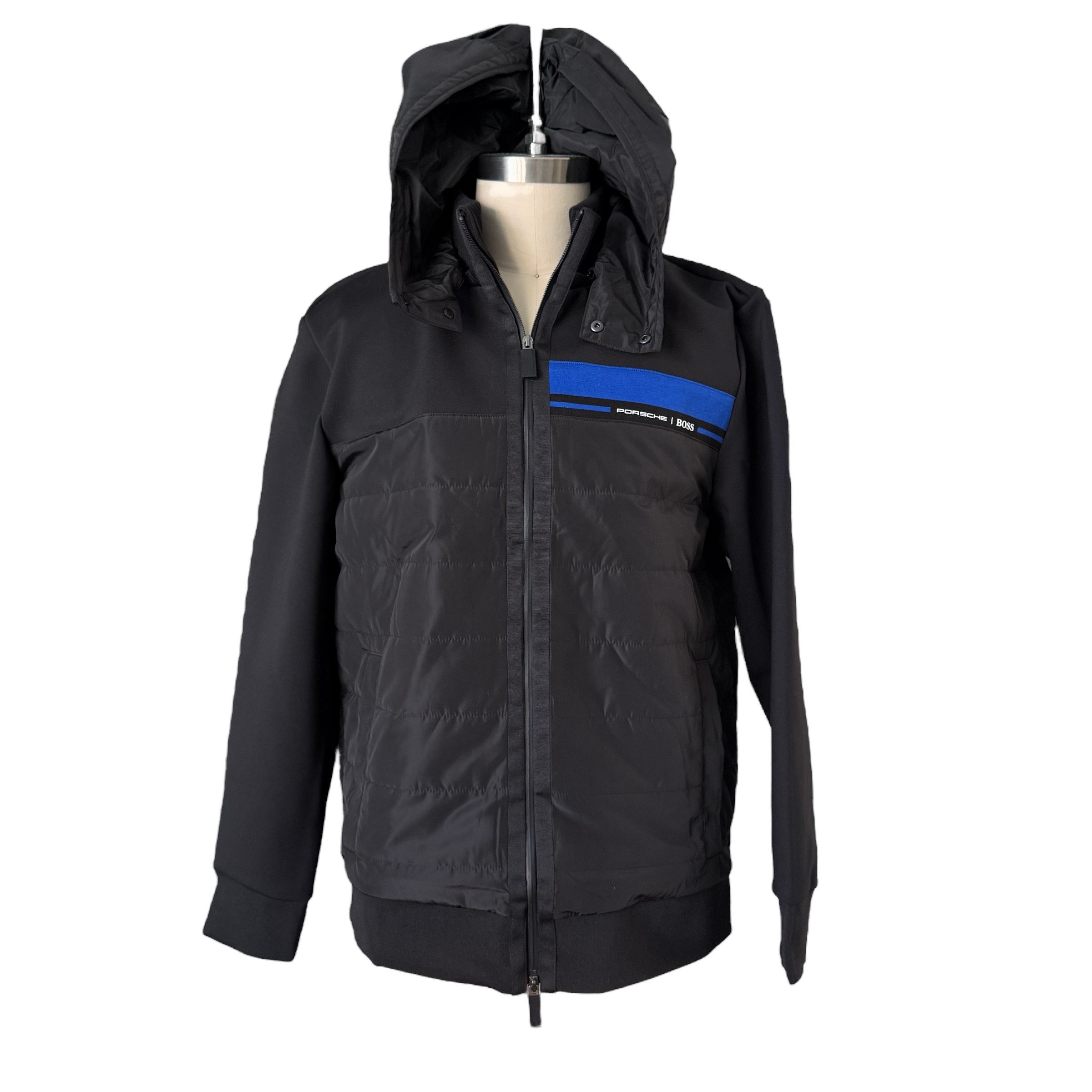 Hugo Boss Hugo Boss Porsche Skiles 32 Black Hooded Jacket, Sz. Med Size US M / EU 48-50 / 2 - 3 Thumbnail