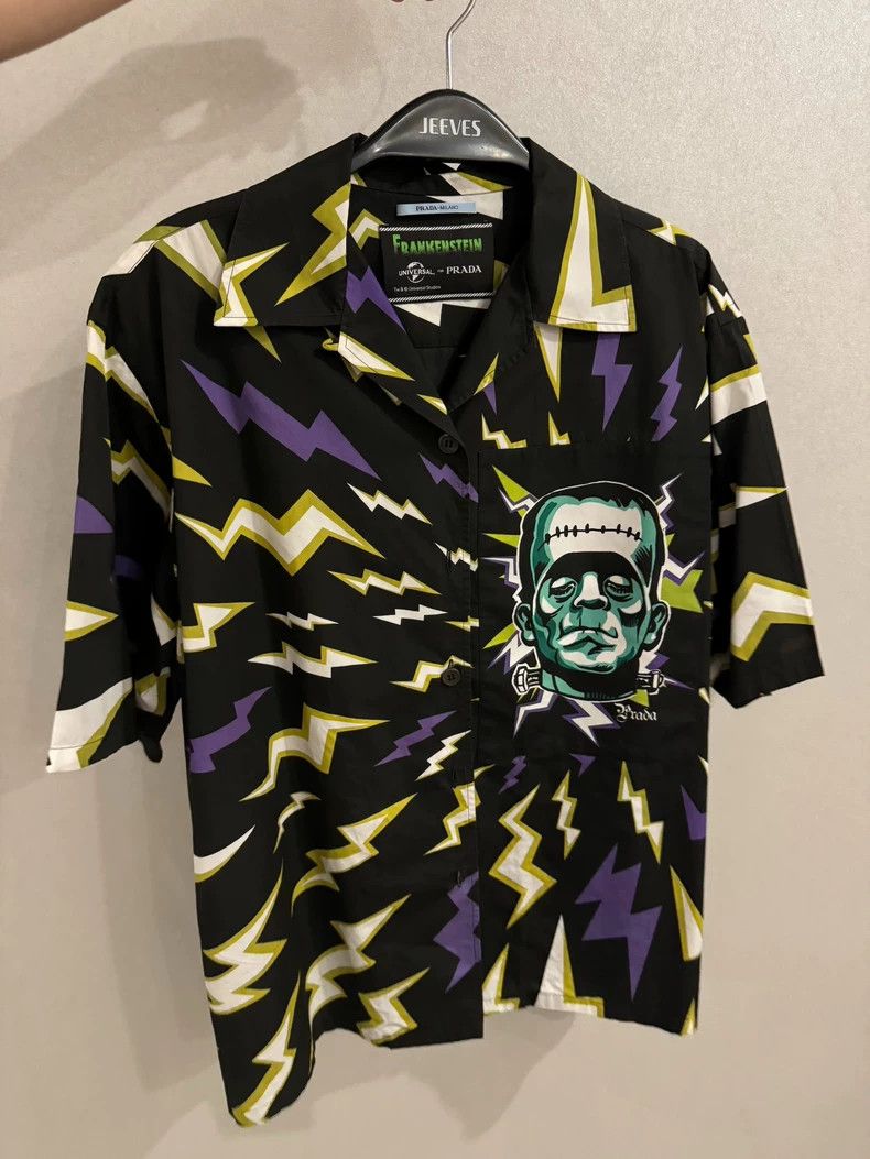 Prada Prada Science freak shirt 2501-Nextarrow Size US XS / EU 42 / 0 - 1 Thumbnail