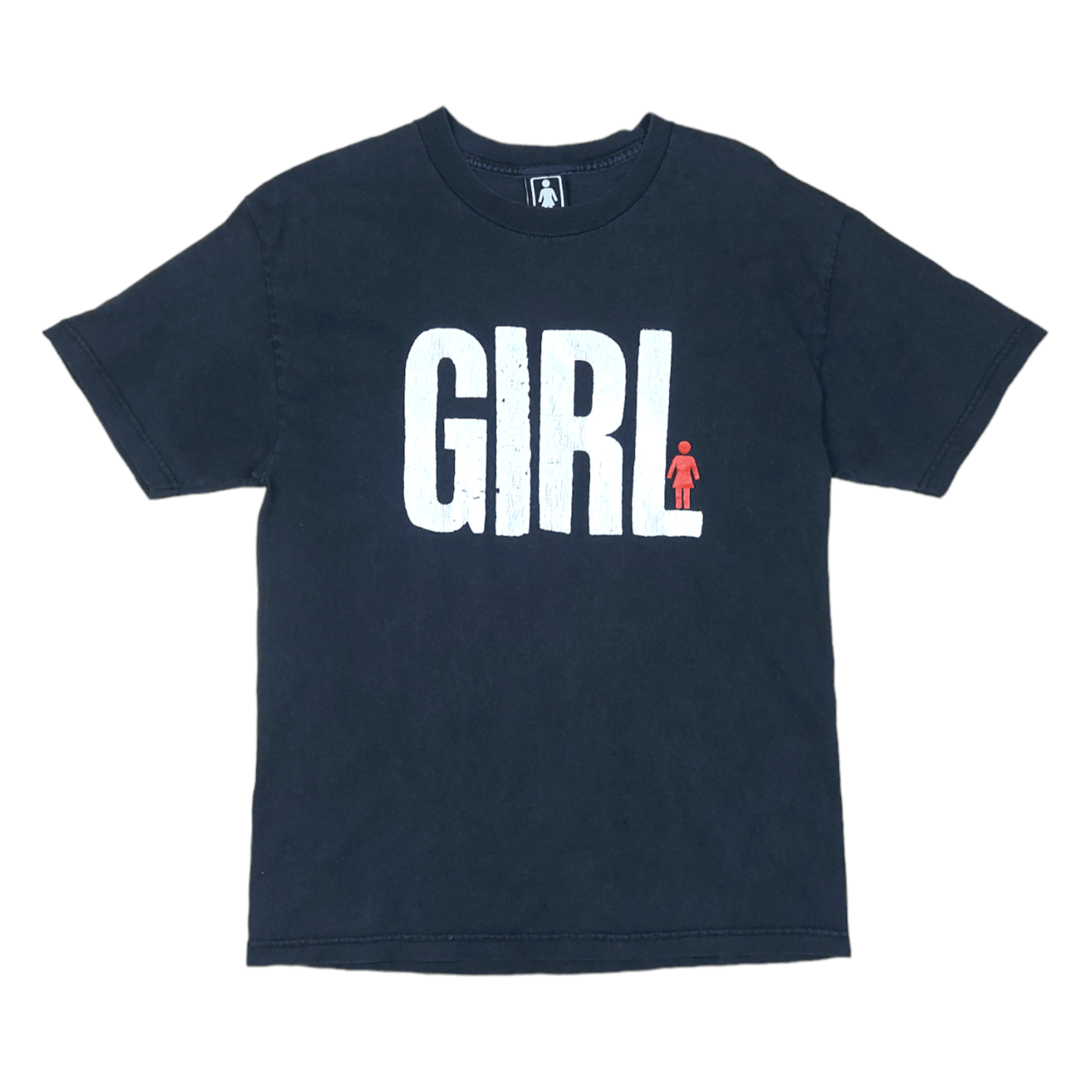 Vintage Vintage 90s Girl Skateboards OG Big Logo Black TShirt Grailed