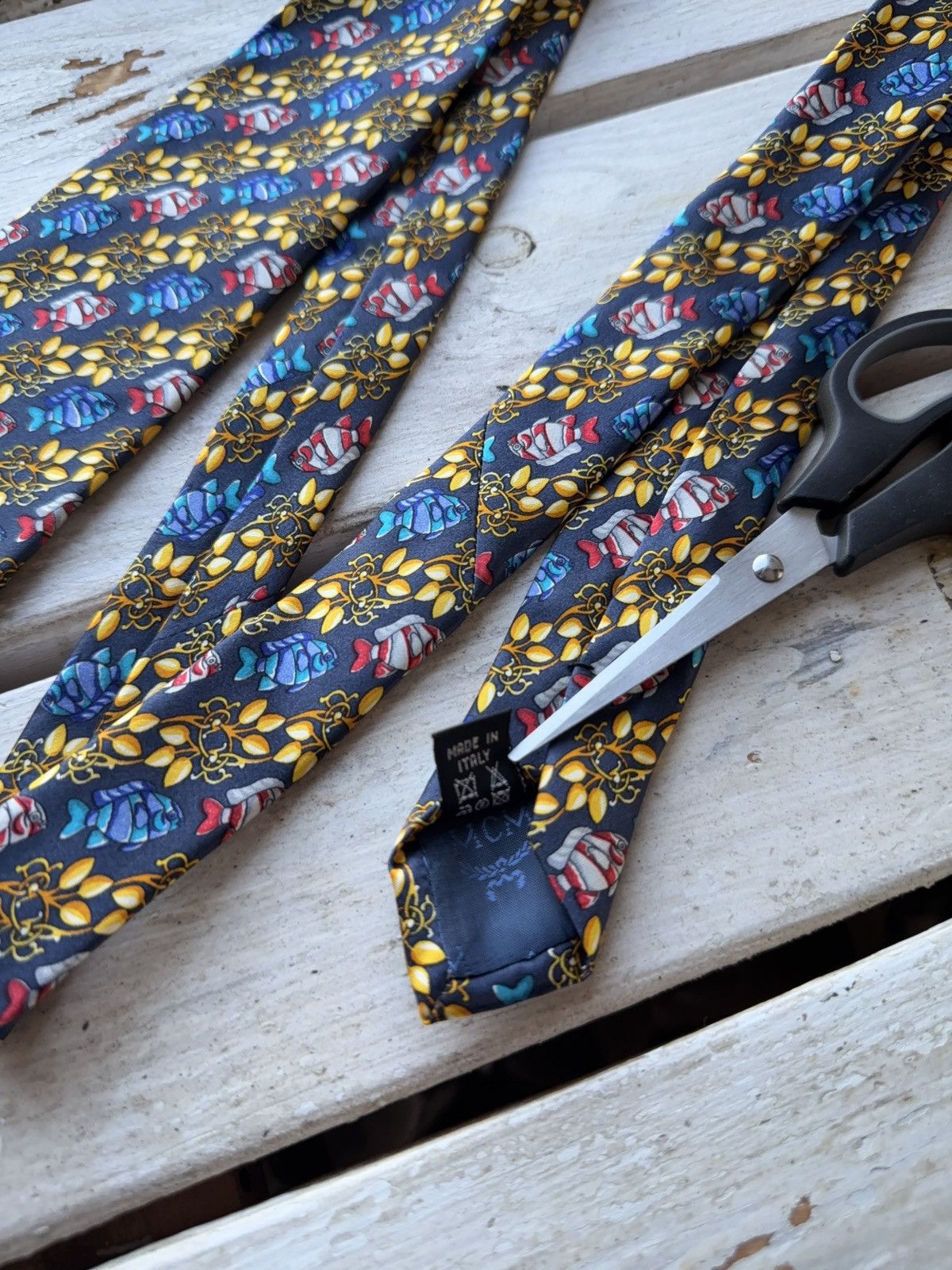Designer × MCM Vintage MCM Silk Tie – Heraldic Baroque Pattern Italy Size ONE SIZE - 4 Thumbnail