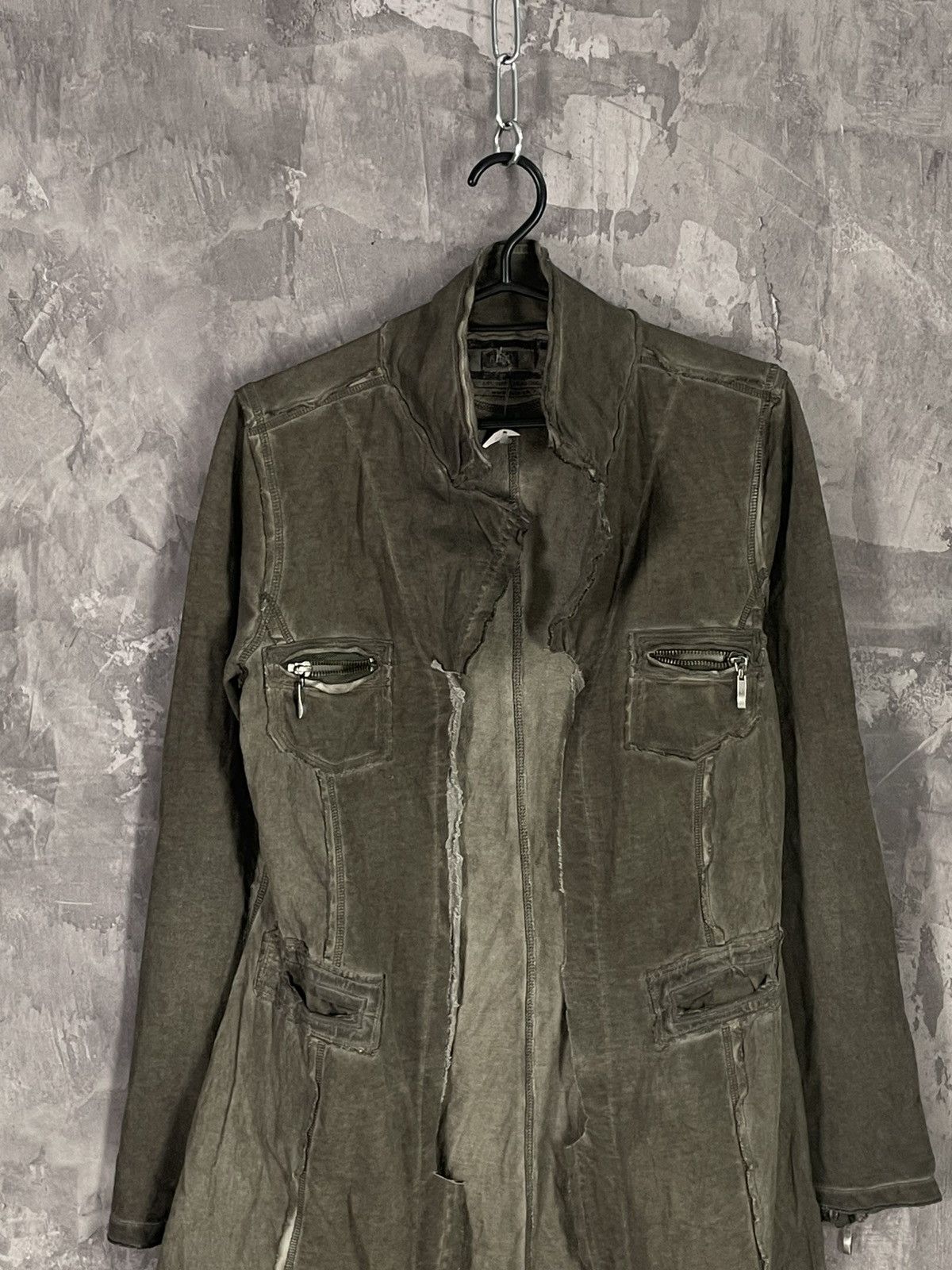 20471120 × Diesel × Japanese Brand Vintage Y2K Diesel Style Distressed Long Sleeve Top Size S / US 4 / IT 40 - 2 Thumbnail