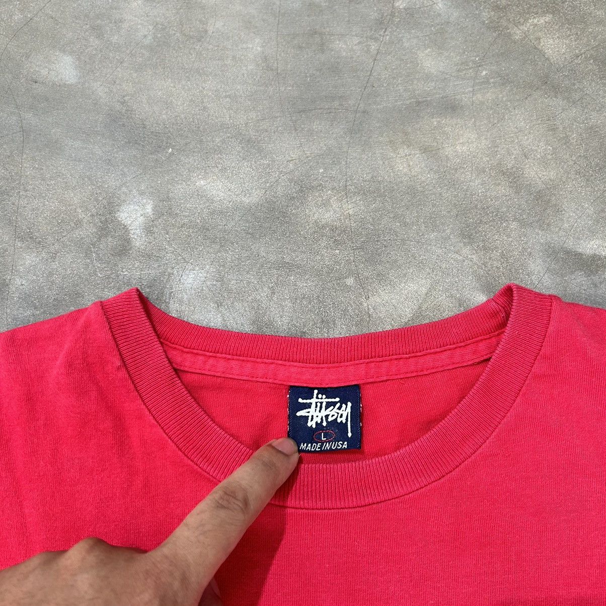 Stussy Vintage stussy 90’s single stiching Size US L / EU 52-54 / 3 - 3 Thumbnail