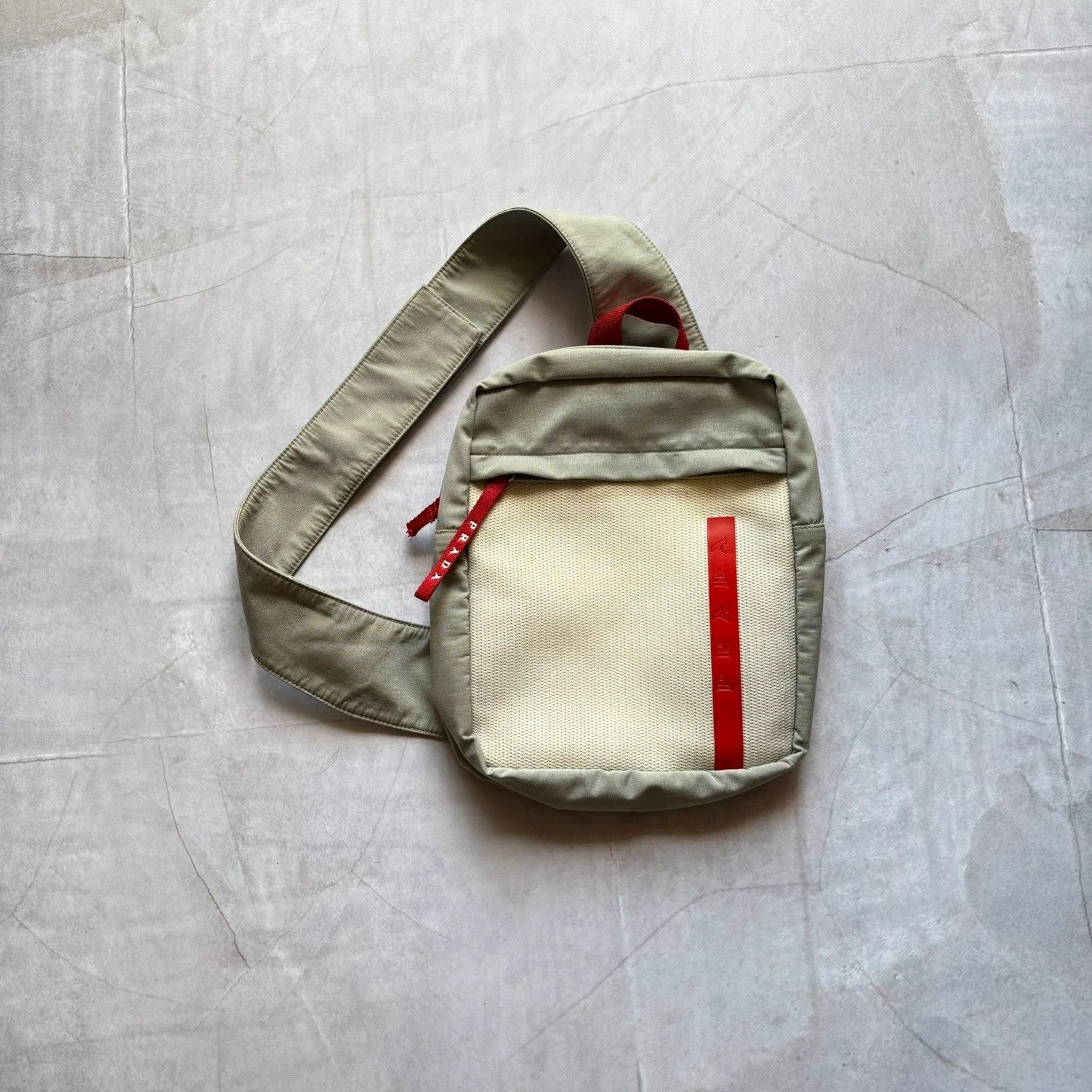 Prada vintage 00s Prada Sport Sling bag avant garde casual Size ONE SIZE - 1 Thumbnail