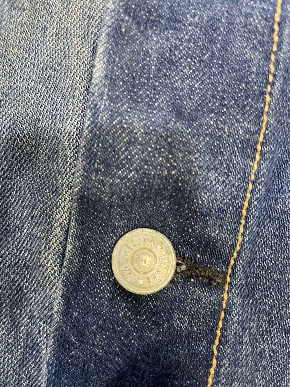 Denim & Co. Vintage Canton Selvedge Made in USA Denim Jacket Size US M / EU 48-50 / 2 - 5 Thumbnail