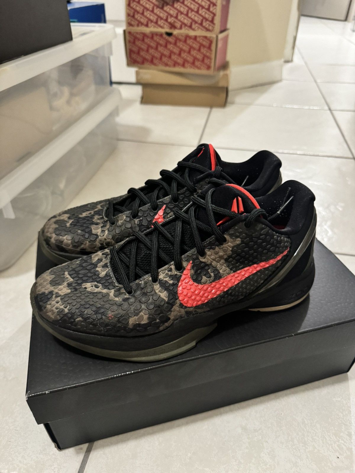 Nike KOBE VI PROTRO - Italian Camo Size US 7.5 / EU 40-41 - 3 Thumbnail