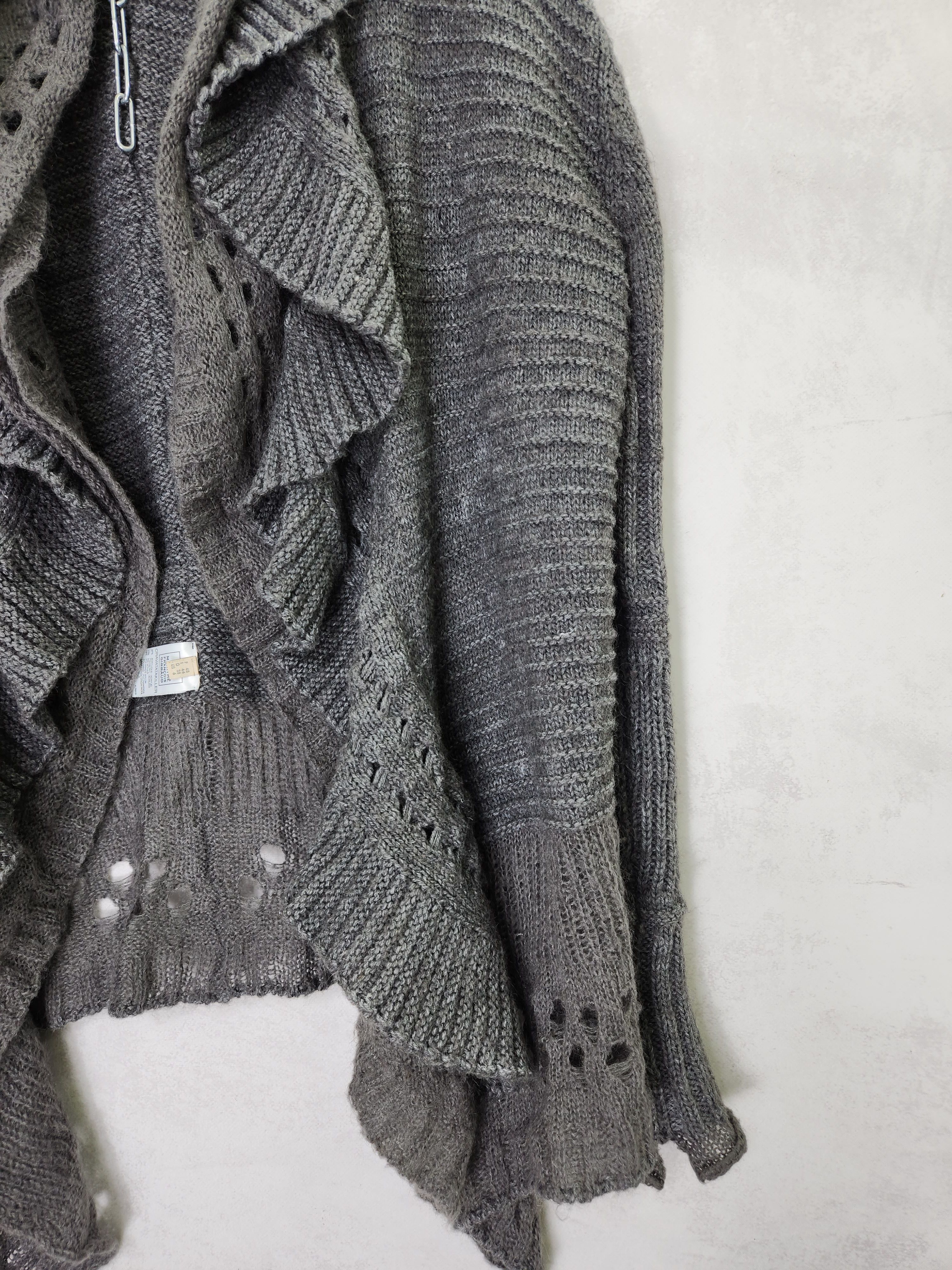 Marithe + Francois Girbaud Marithe Francois Girbaud cravatatakiller mohair cardigan Size M / US 6-8 / IT 42-44 - 2 Thumbnail