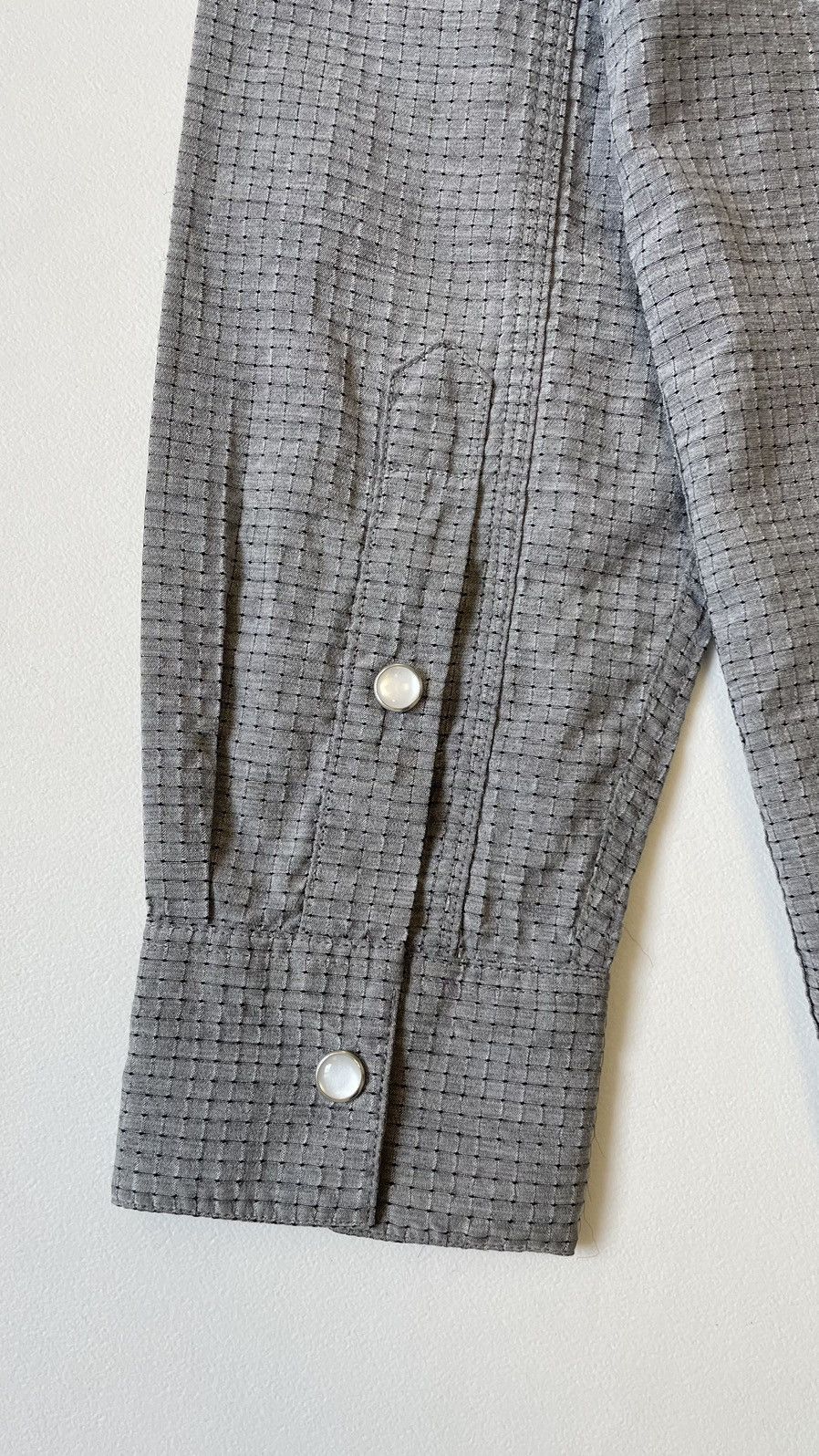 Our Legacy Sample ‘Grid Check Nylon’ Western Shirt Size US M / EU 48-50 / 2 - 14 Thumbnail