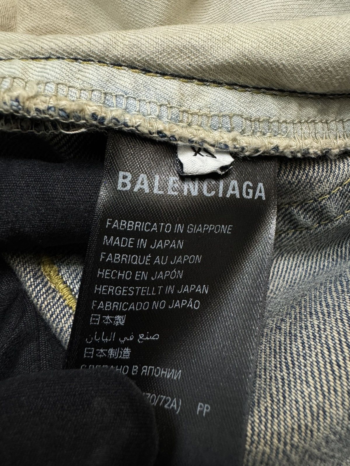 Balenciaga Balenciaga Baggy Destroyed Denim Size US 28 / EU 44 - 10 Thumbnail