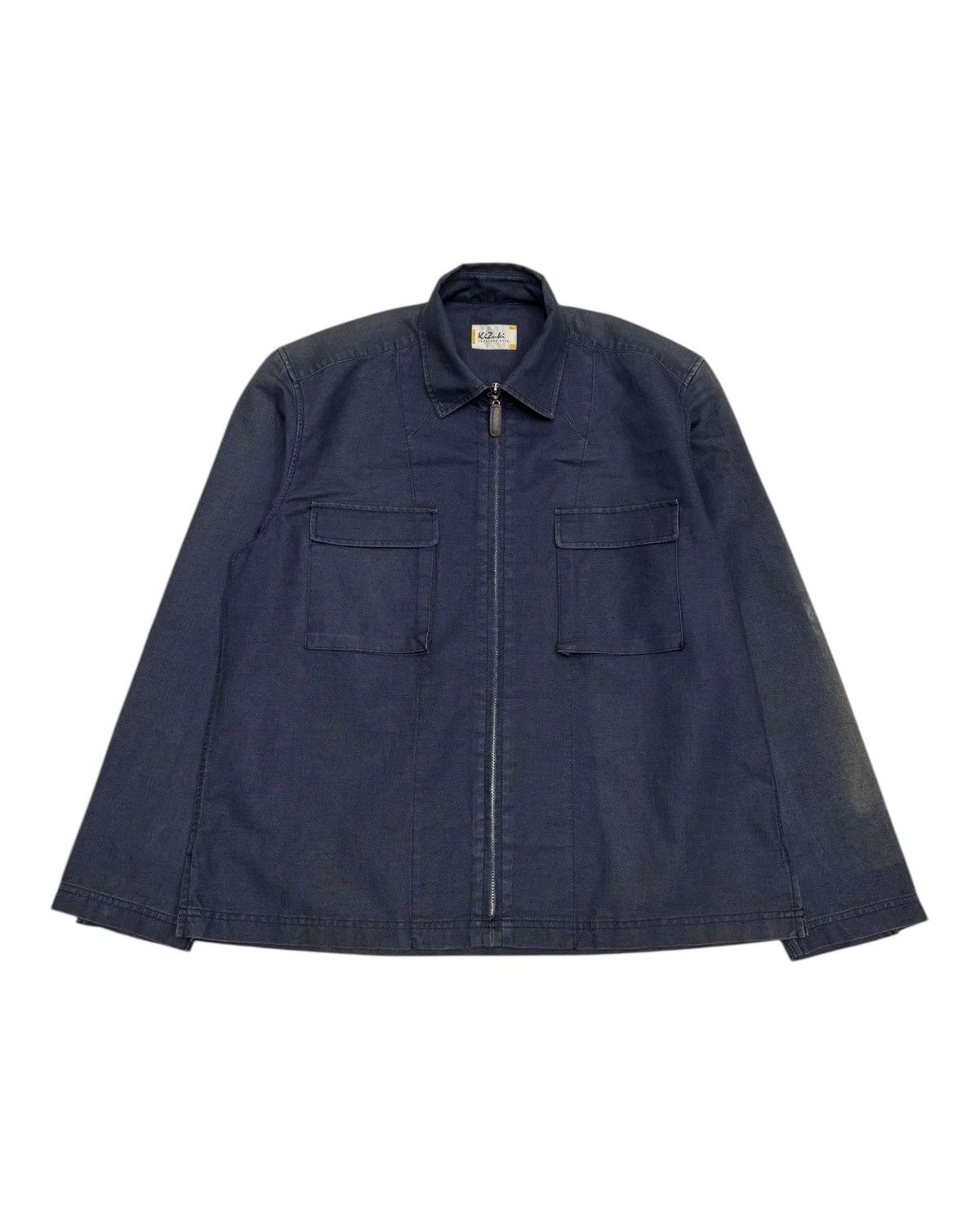 Issey Miyake 🔥KAZUTAKA KATO ZIPPER MINIMAL WORK JACKET FADED Size US M / EU 48-50 / 2 - 1 Thumbnail