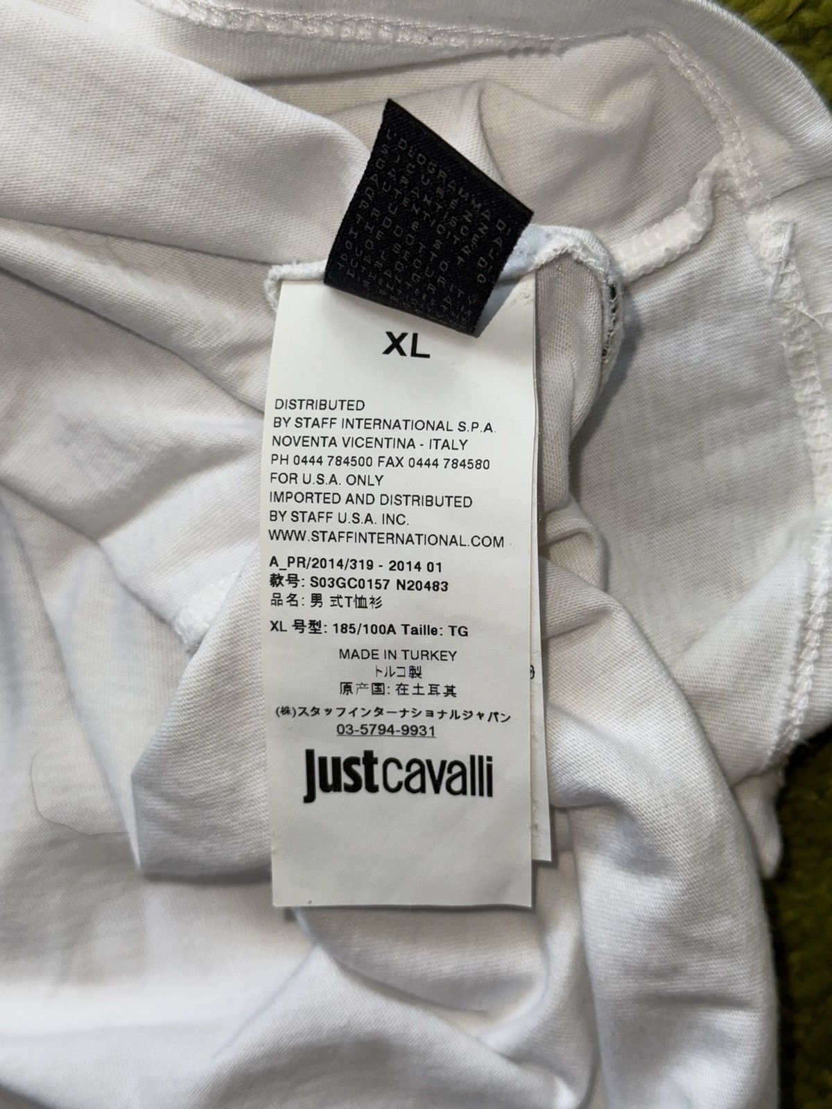 Designer × Just Cavalli × Roberto Cavalli Just Cavalli Italian iconic graphic t-shirt Size US XL / EU 56 / 4 - 7 Thumbnail