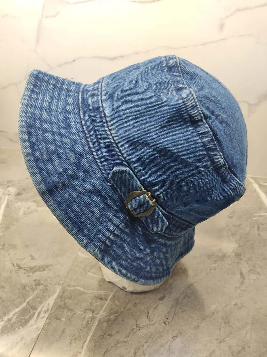 Japanese Brand Vintage Japanese Brand Denim Style Bucket Hat Size ONE SIZE - 3 Thumbnail