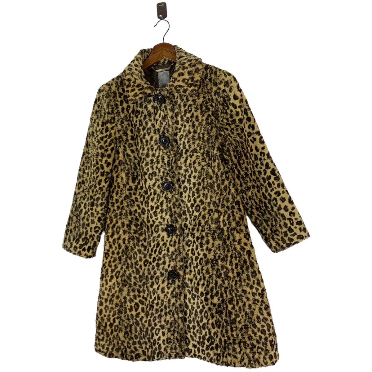 Designer × Mango Penelope And Monica Cruz MNG Leopard Design Women Overcoat Size XS / US 0-2 / IT 36-38 - 2 Thumbnail