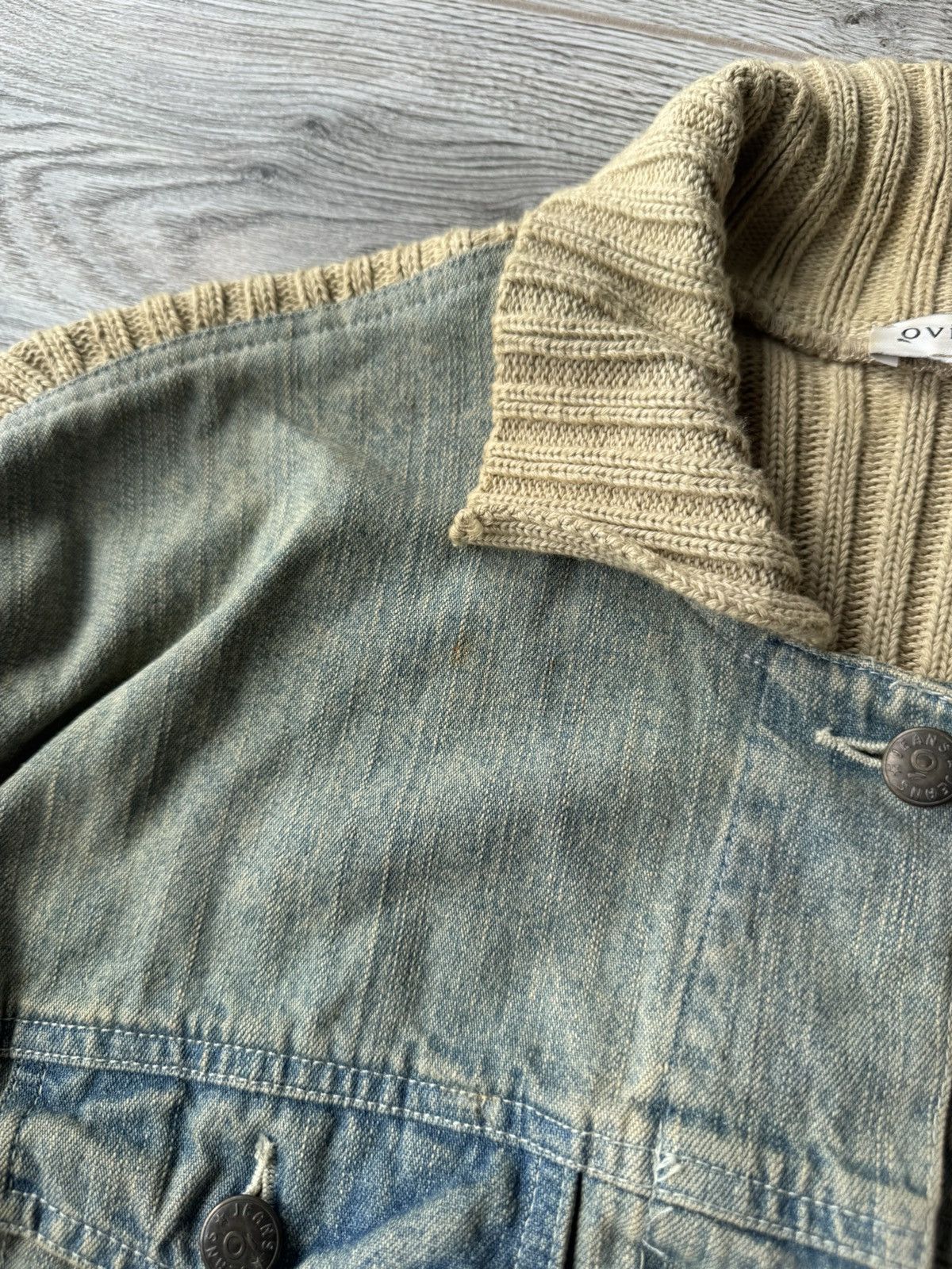 If Six Was Nine Vintage Japan Style Denim&Knit Y2k Woman's Jacket Size M / US 6-8 / IT 42-44 - 10 Thumbnail