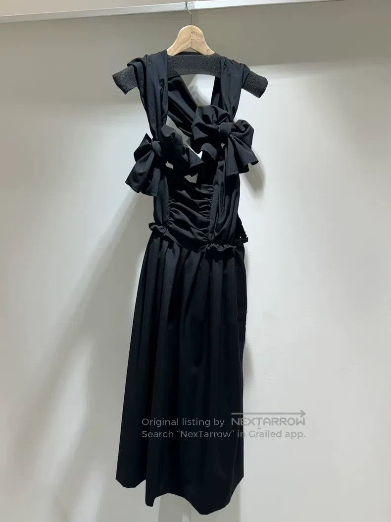 Comme des Garcons Comme Des Garcons Wool Black Bow Tie Overall Suspender Pan Size M / US 6-8 / IT 42-44 - 1 Thumbnail
