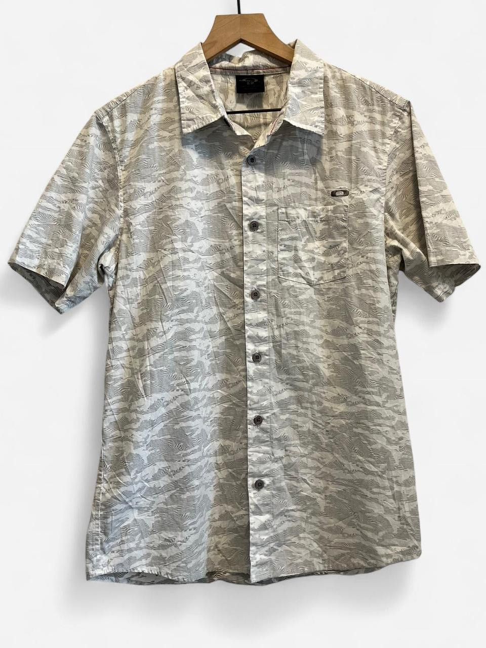 Oakley Grey Camo Button Up Shirt Size US S / EU 44-46 / 1 - 1 Thumbnail