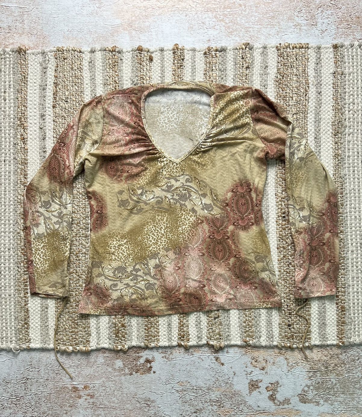 Japanese Brand × Vintage Vintage Japanese long sleeve with adjustable sleeves Size S / US 4 / IT 40 - 1 Thumbnail