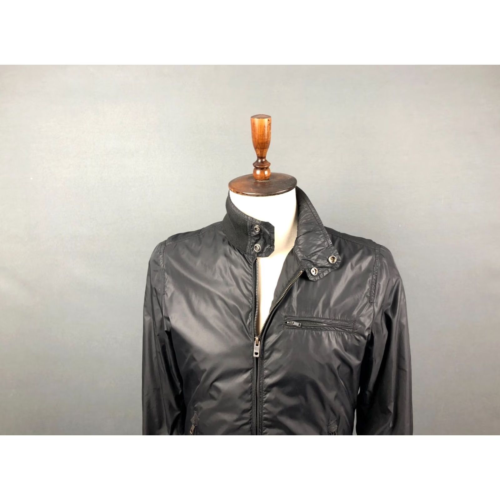 Diesel Diesel Windbreaker Jacket Full Zip Nylon Black M Mens Size US M / EU 48-50 / 2 - 7 Thumbnail
