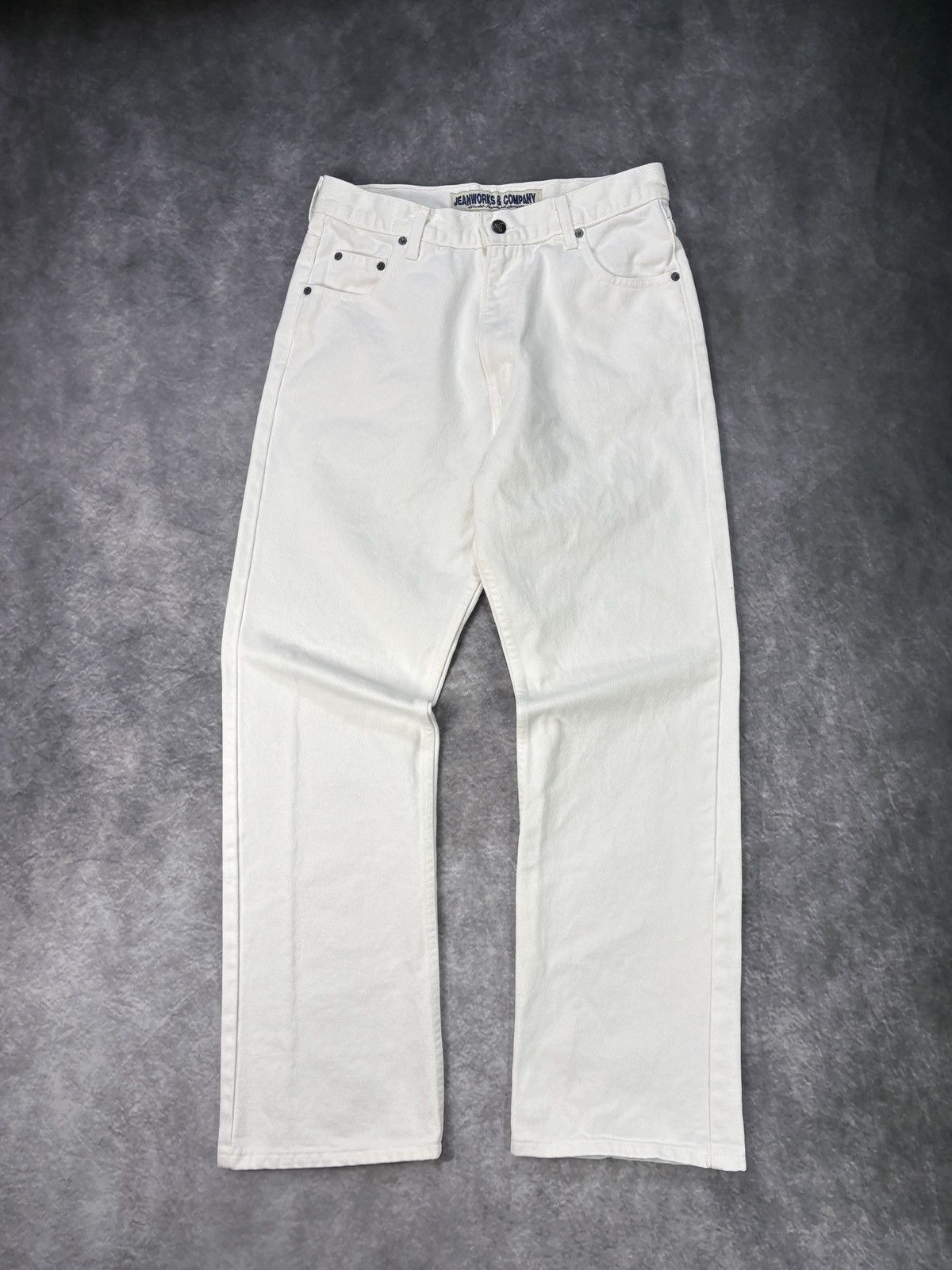 Carhartt × Vintage 1990s Work Denim 90s Vintage JEANWORKS Heavy Painter Jeans Size US 30 / EU 46 - 18 Thumbnail