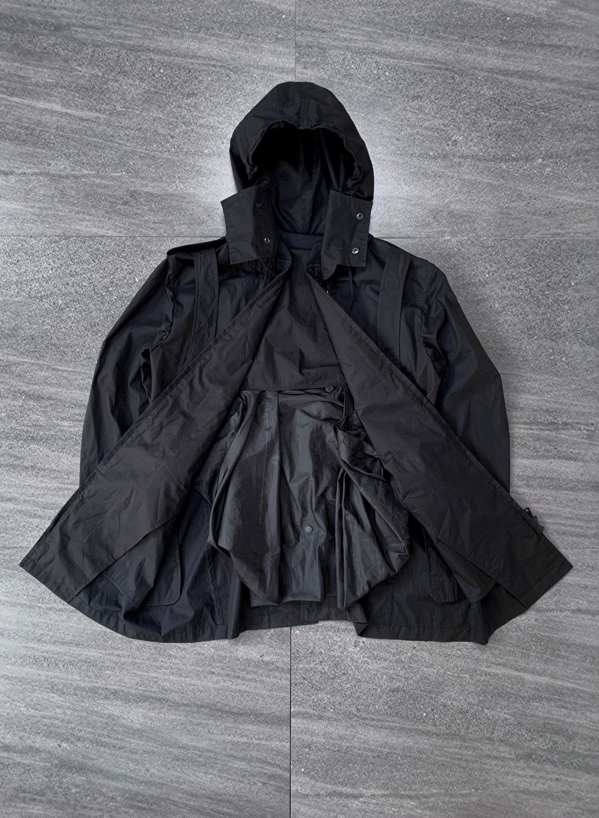 Yohji Yamamoto FREE TAX! Bondage Transformable Parka Jacket Size US S / EU 44-46 / 1 - 5 Thumbnail